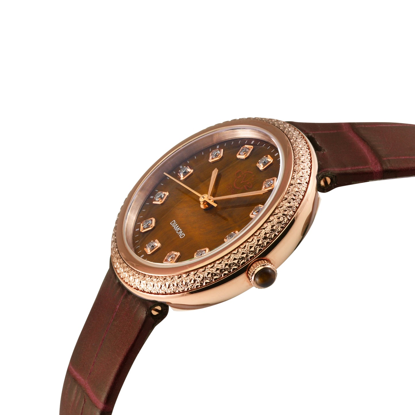 Gevril-Luxury-Swiss-Watches-GV2 Arezzo Diamond - Tiger Eye-