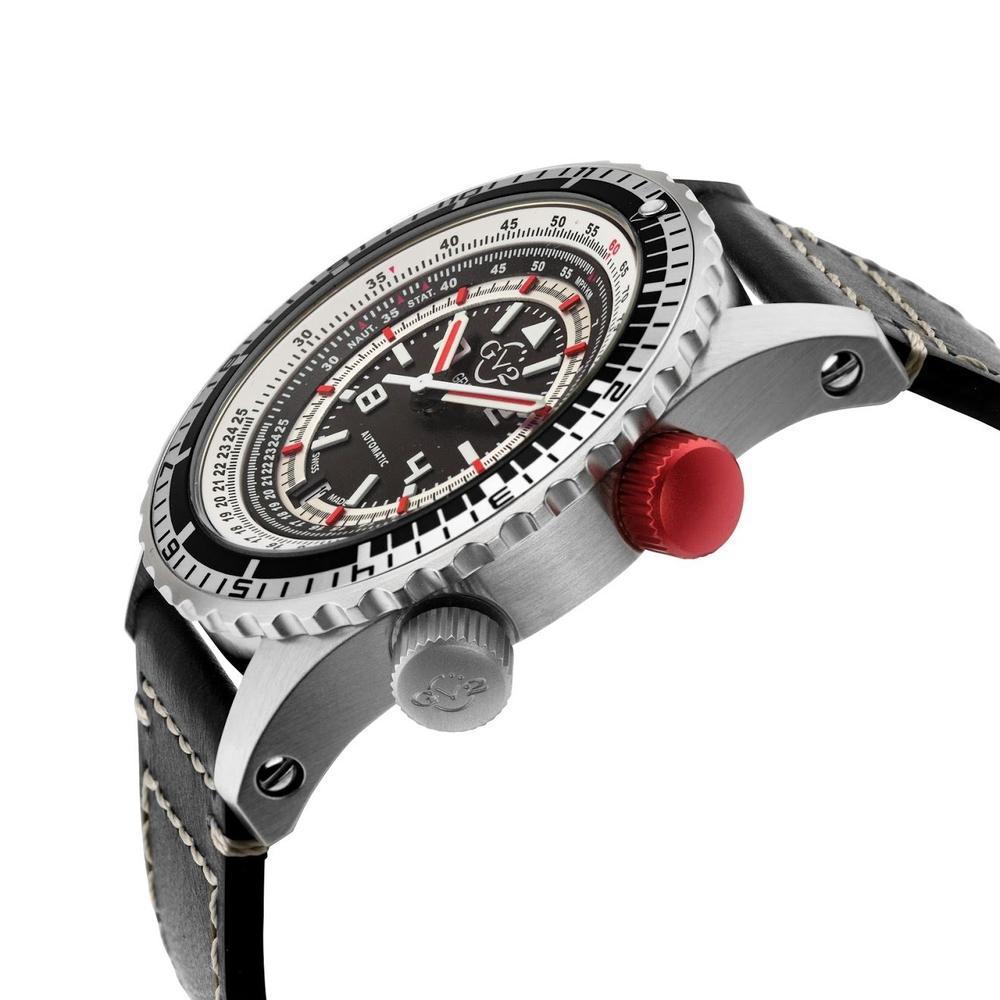 Gevril-Luxury-Swiss-Watches-GV2 Contasecondi - Unidirectional Bezel-