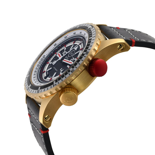 Gevril-Luxury-Swiss-Watches-GV2 Contasecondi - Unidirectional Bezel-