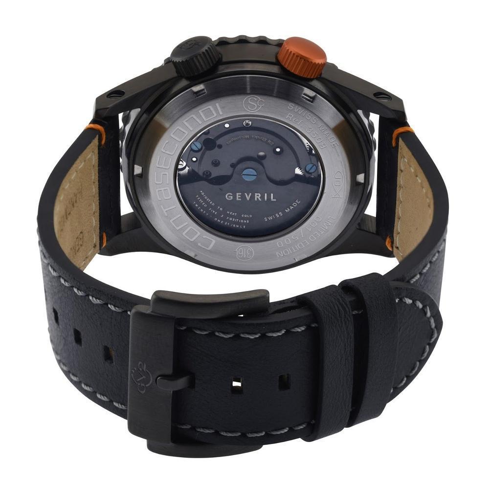 Gevril-Luxury-Swiss-Watches-GV2 Contasecondi - Unidirectional Bezel-
