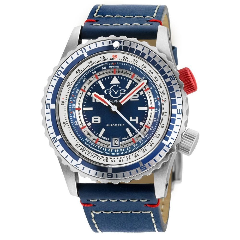 Gevril-Luxury-Swiss-Watches-GV2 Contasecondi - Unidirectional Bezel-
