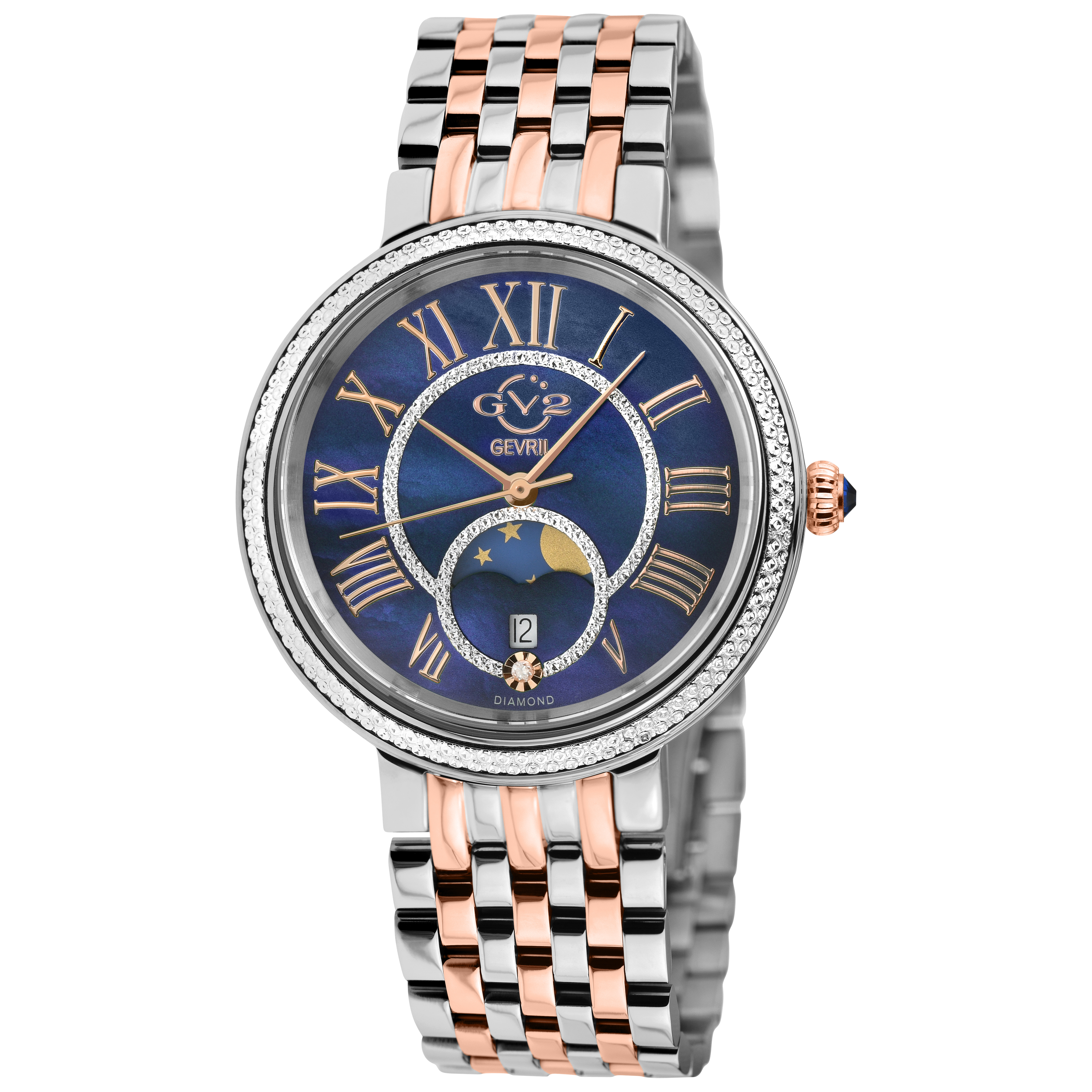 GV2 Genoa Diamond - Moon Phase - Gevril