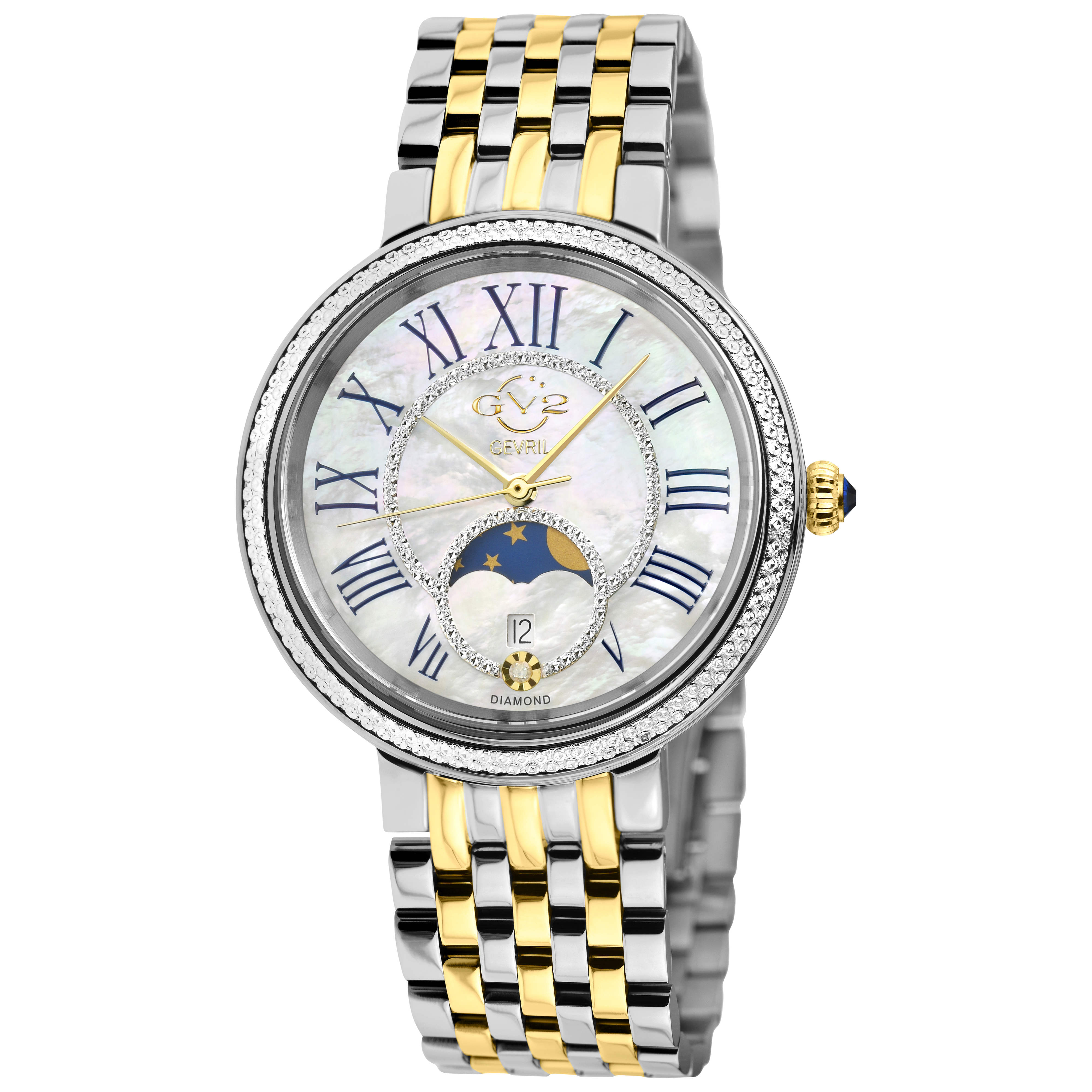 GV2 Genoa Diamond - Moon Phase - Gevril