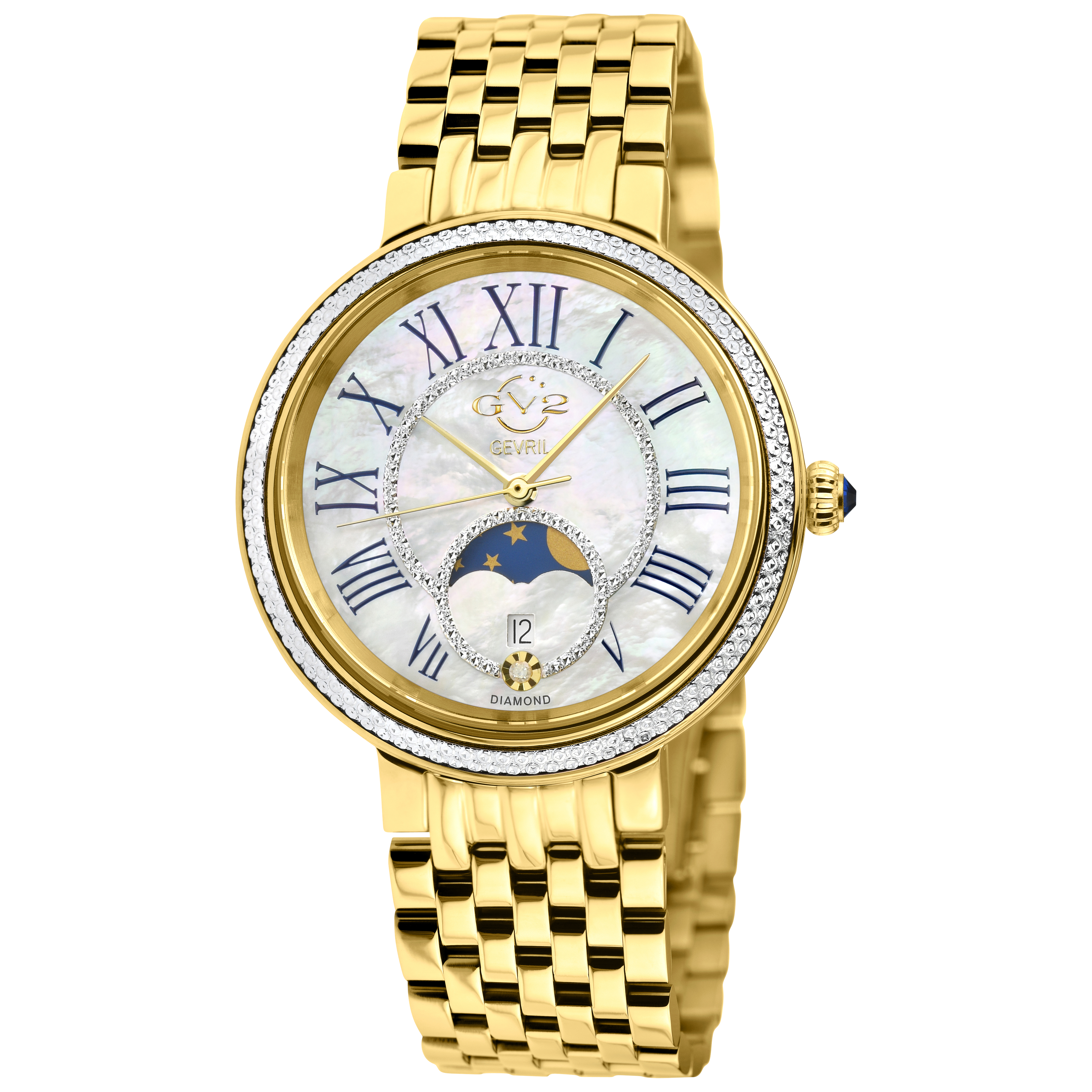 GV2 Genoa Diamond - Moon Phase - Gevril