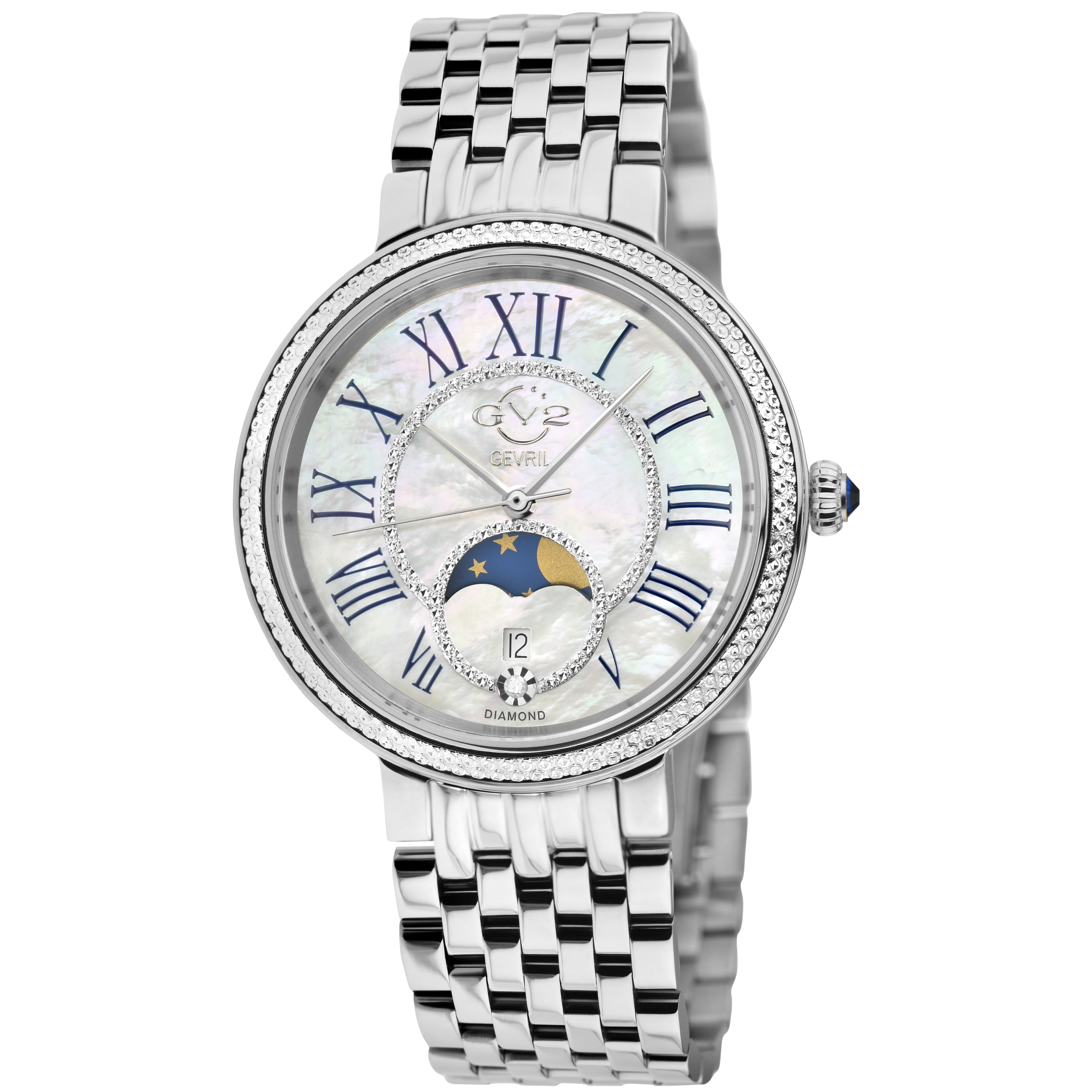 GV2 Genoa Diamond - Moon Phase - Gevril