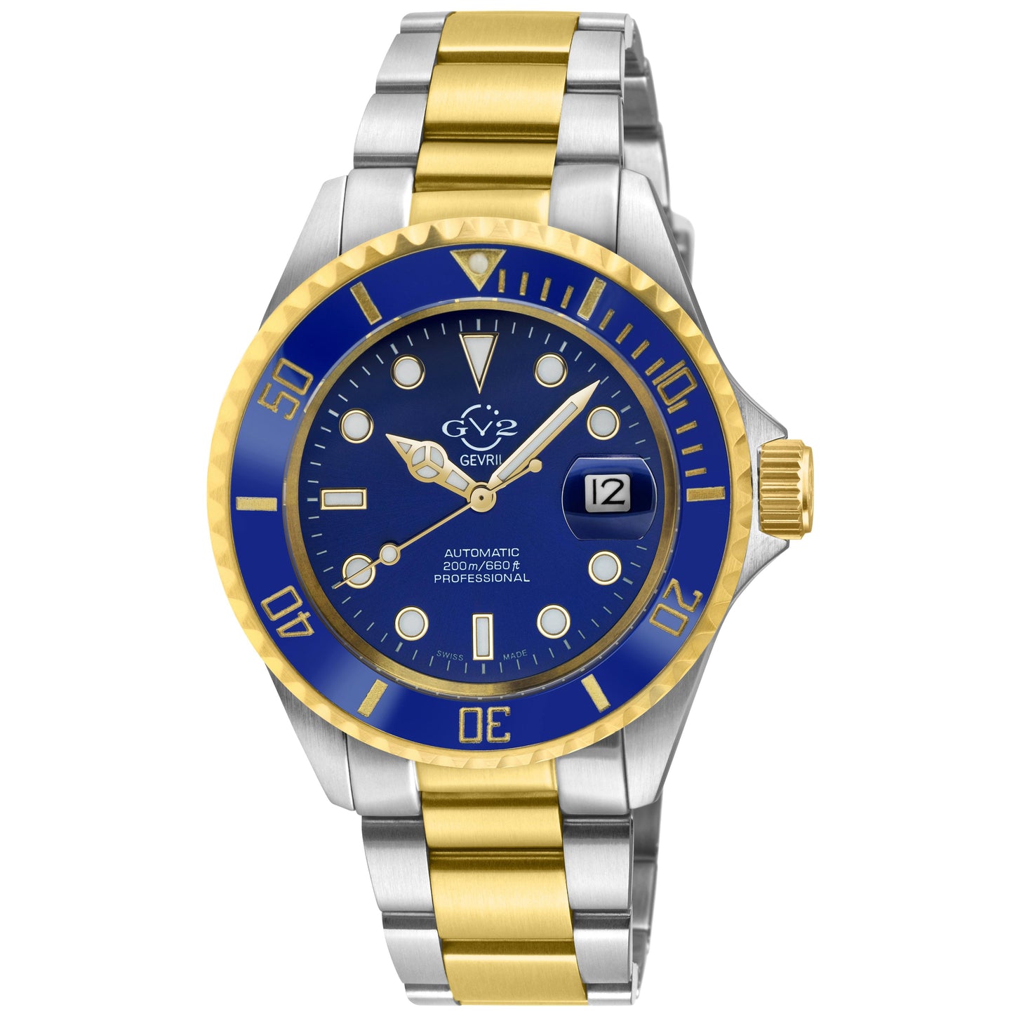 Gevril-Luxury-Swiss-Watches-GV2 Liguria - Diver-