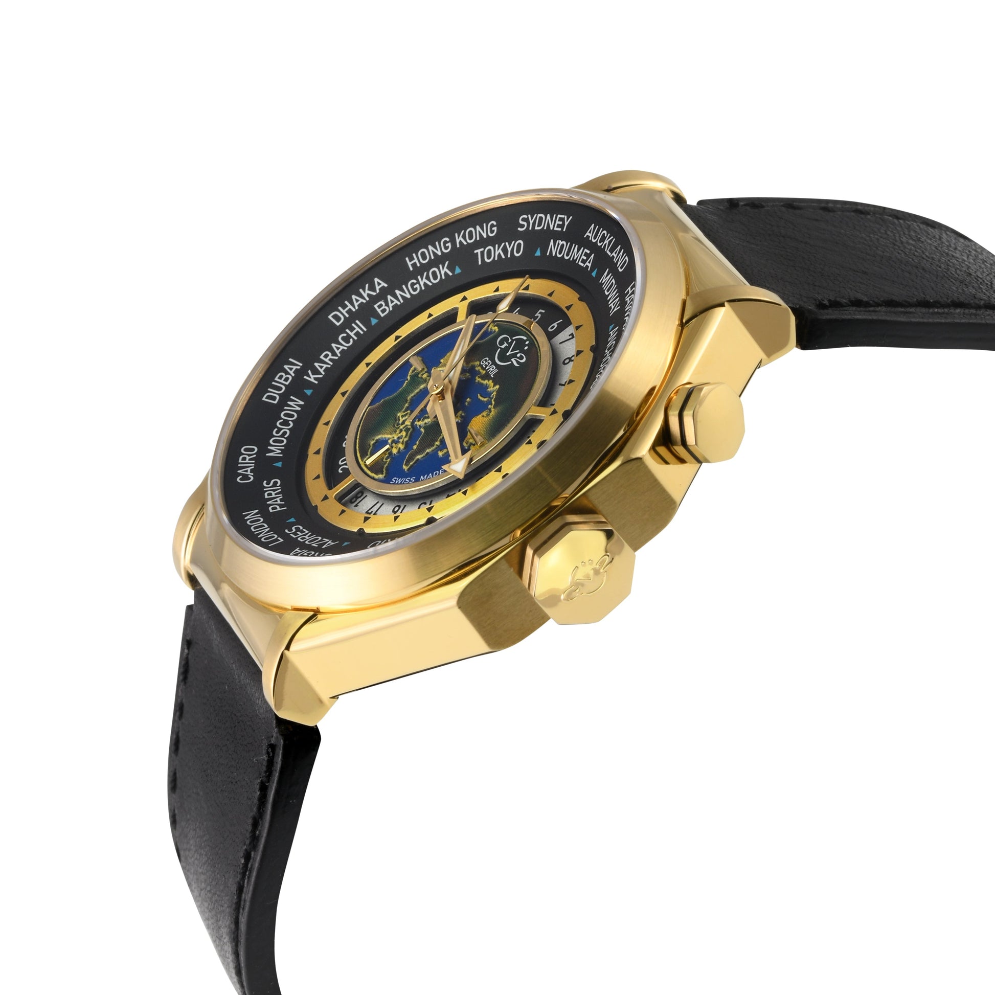 Gevril-Luxury-Swiss-Watches-GV2 Marchese - 3 Time Zones-