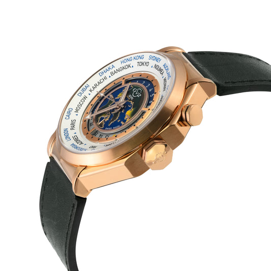 Gevril-Luxury-Swiss-Watches-GV2 Marchese - 3 Time Zones-
