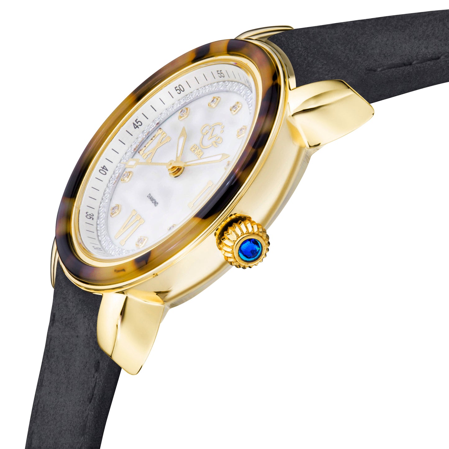 Gevril-Luxury-Swiss-Watches-GV2 Marsala Tortoise Diamond-