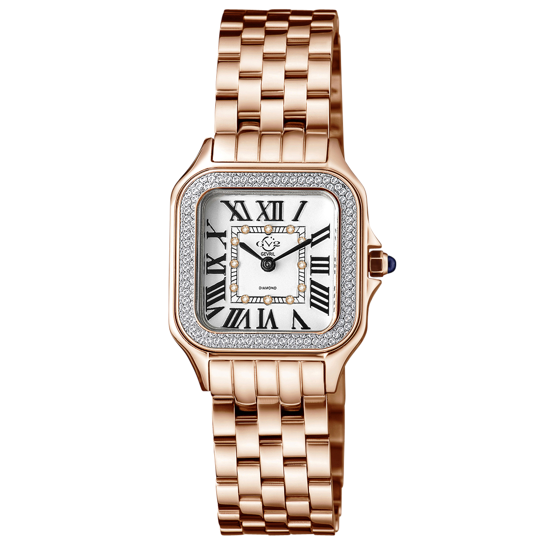 GV2 Milan Diamond Swiss Quartz - Gevril GV2 Milan Diamond Swiss Quartz - Gevril