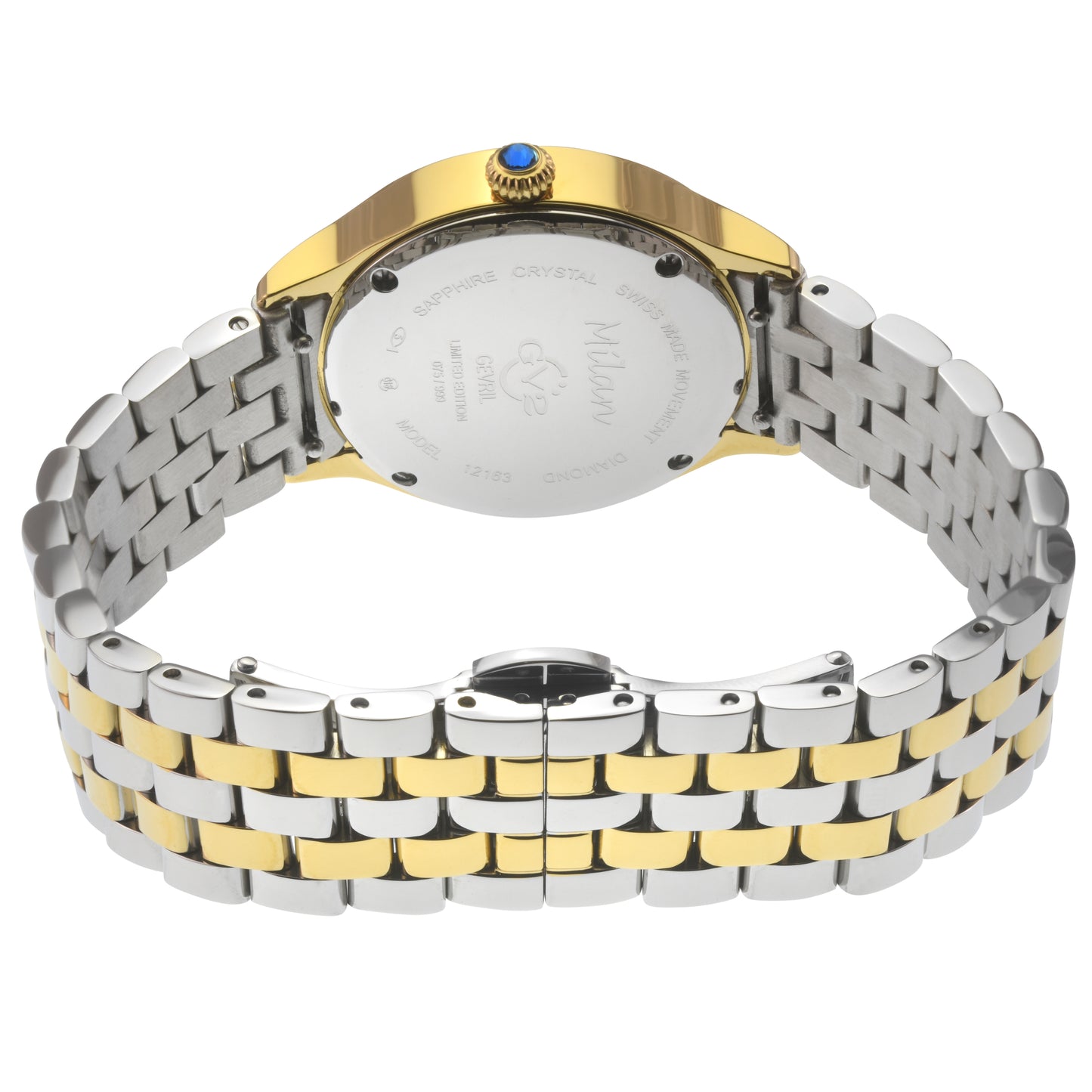 Gevril-Luxury-Swiss-Watches-GV2 Milan Diamond Swiss Quartz - Round-