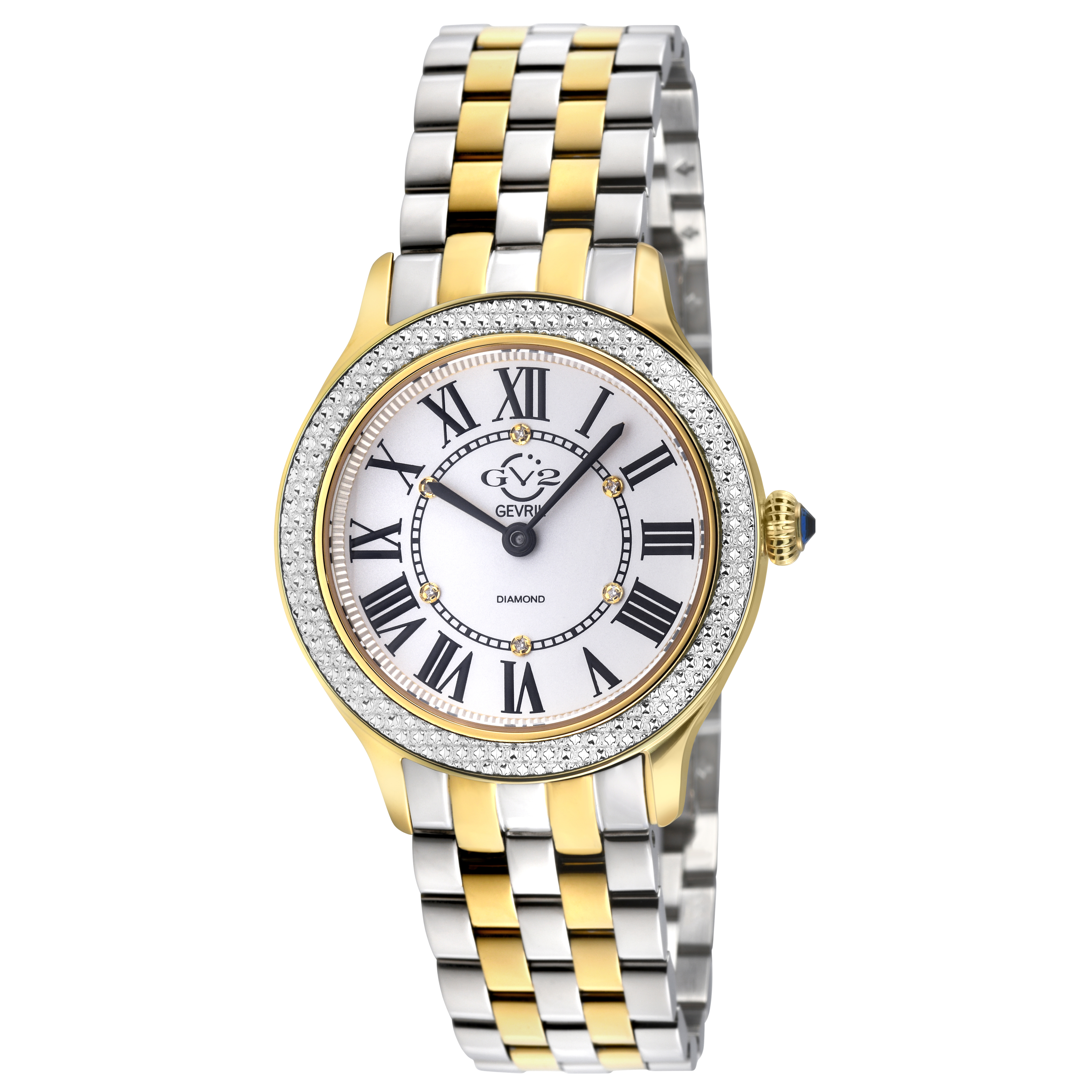 GV2 Milan Diamond Swiss Quartz - Round – Gevril