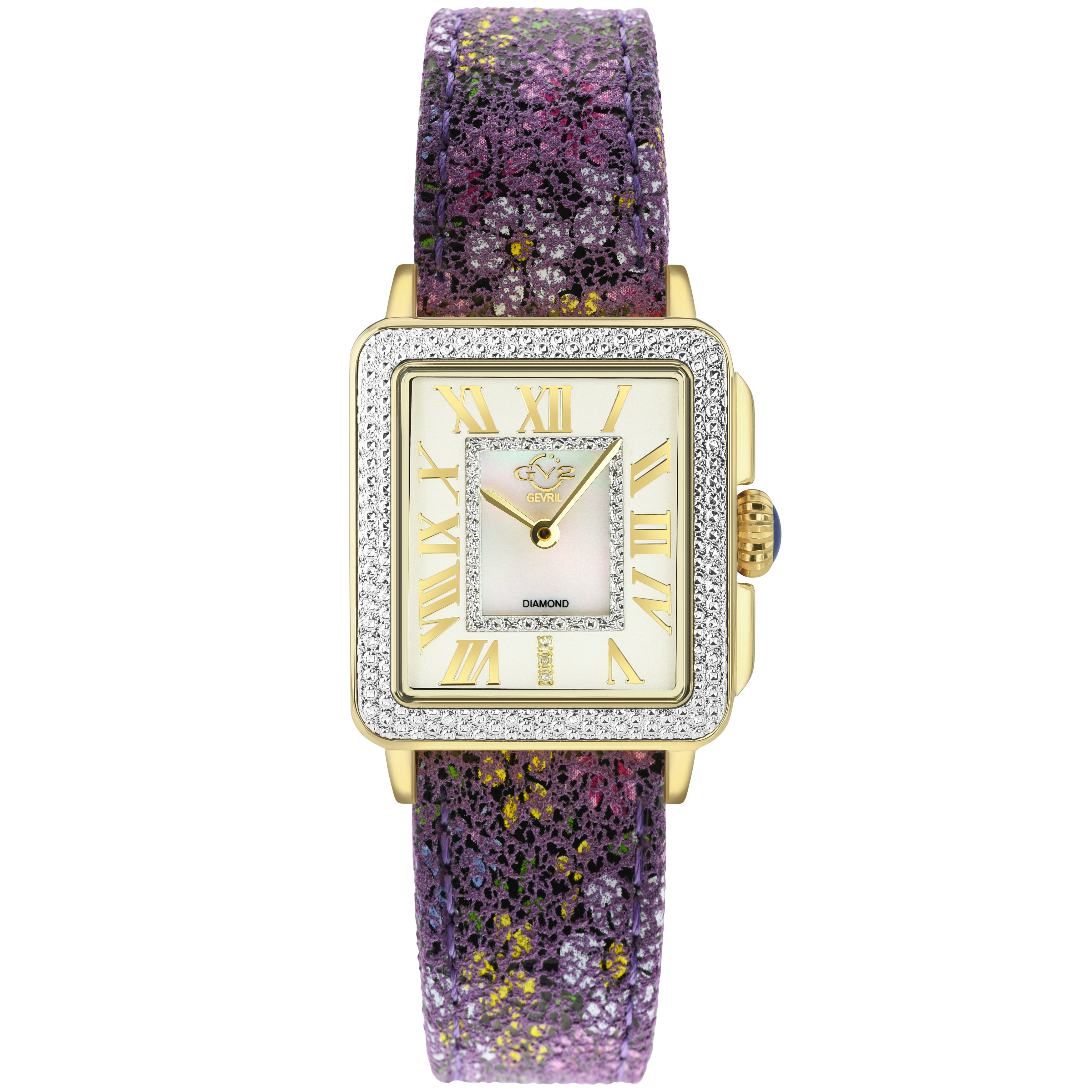 GV2 Padova Diamond - Floral Strap - Gevril