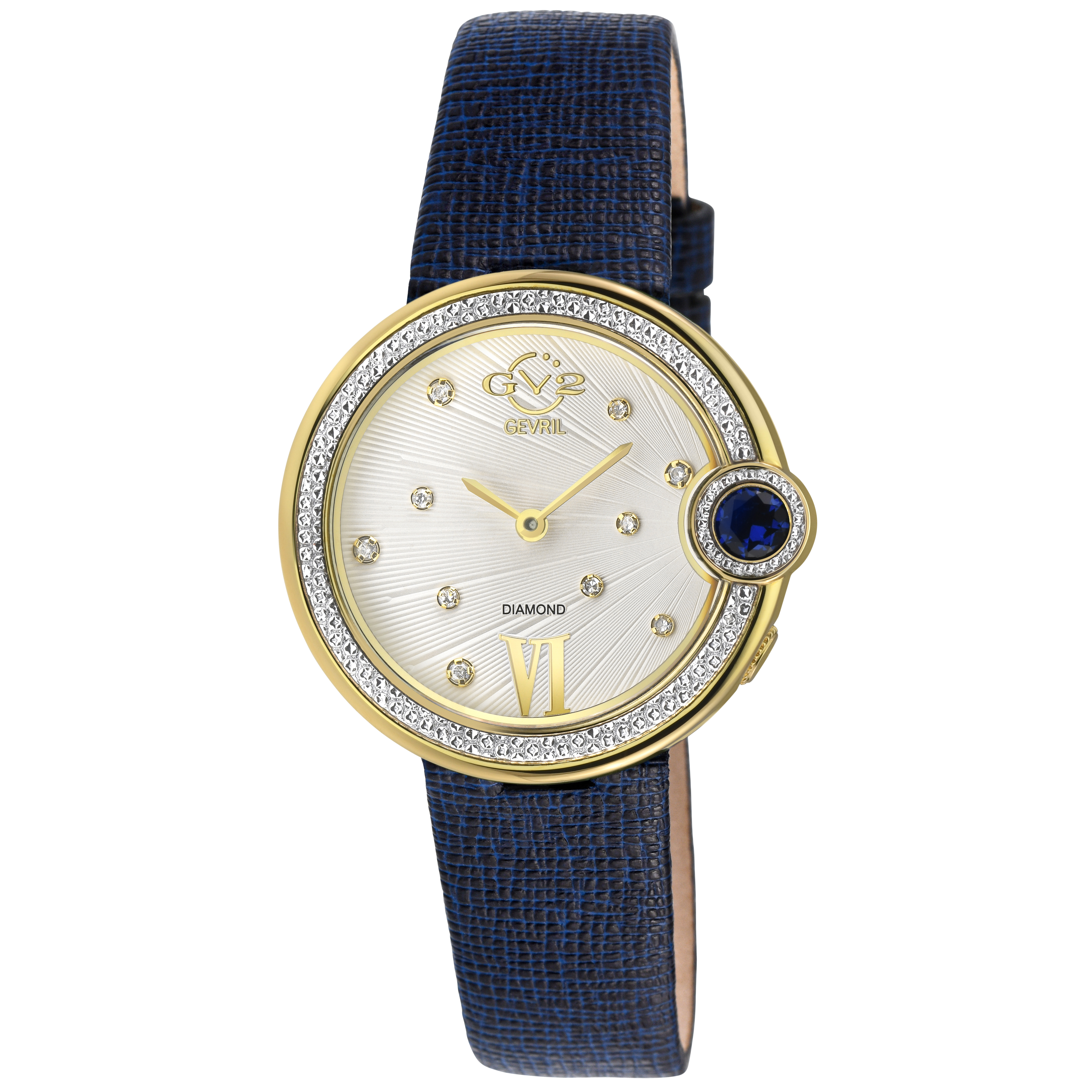 GV2 Perugia Gemstone Diamond Watch - Gevril