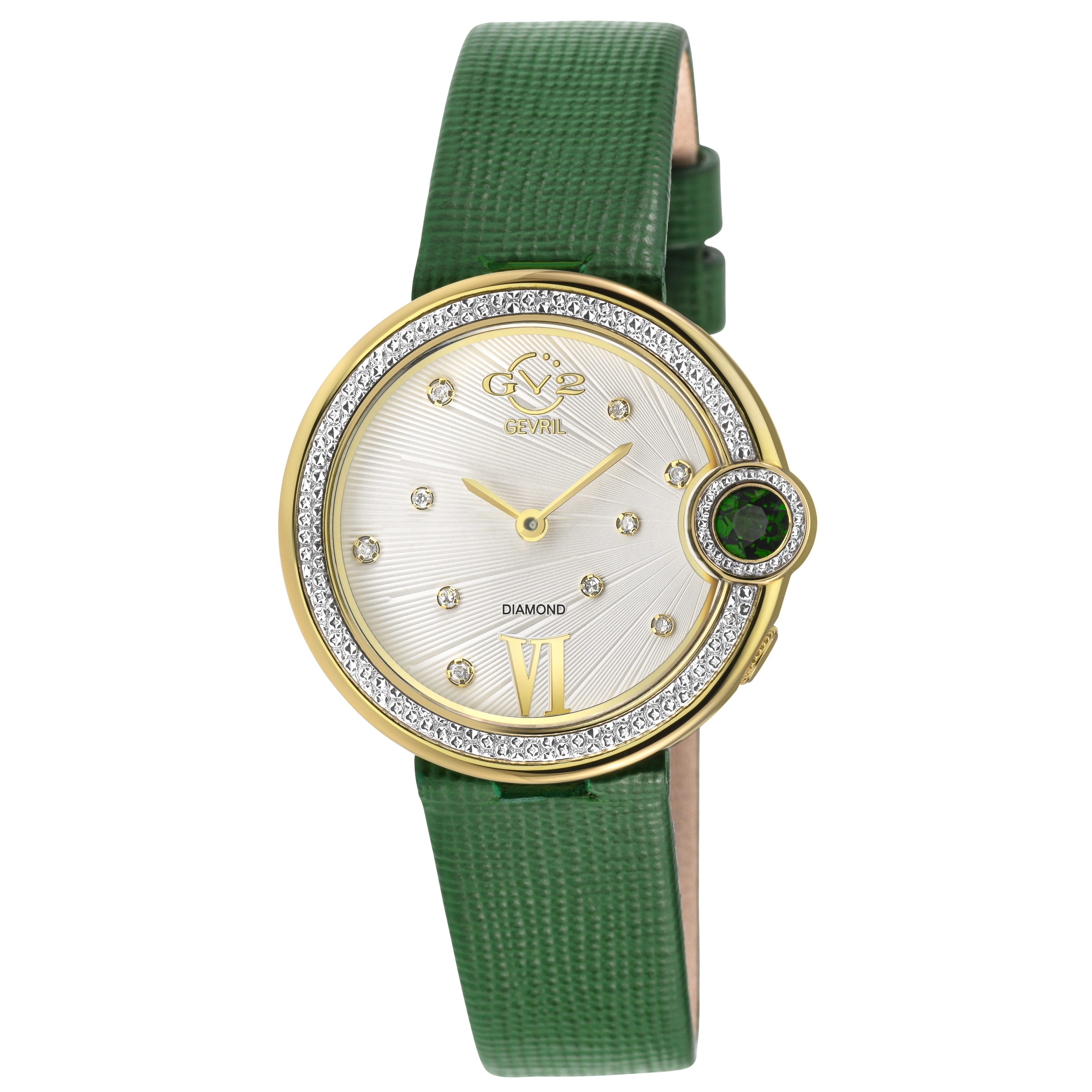 GV2 Perugia Gemstone Diamond Watch - Gevril