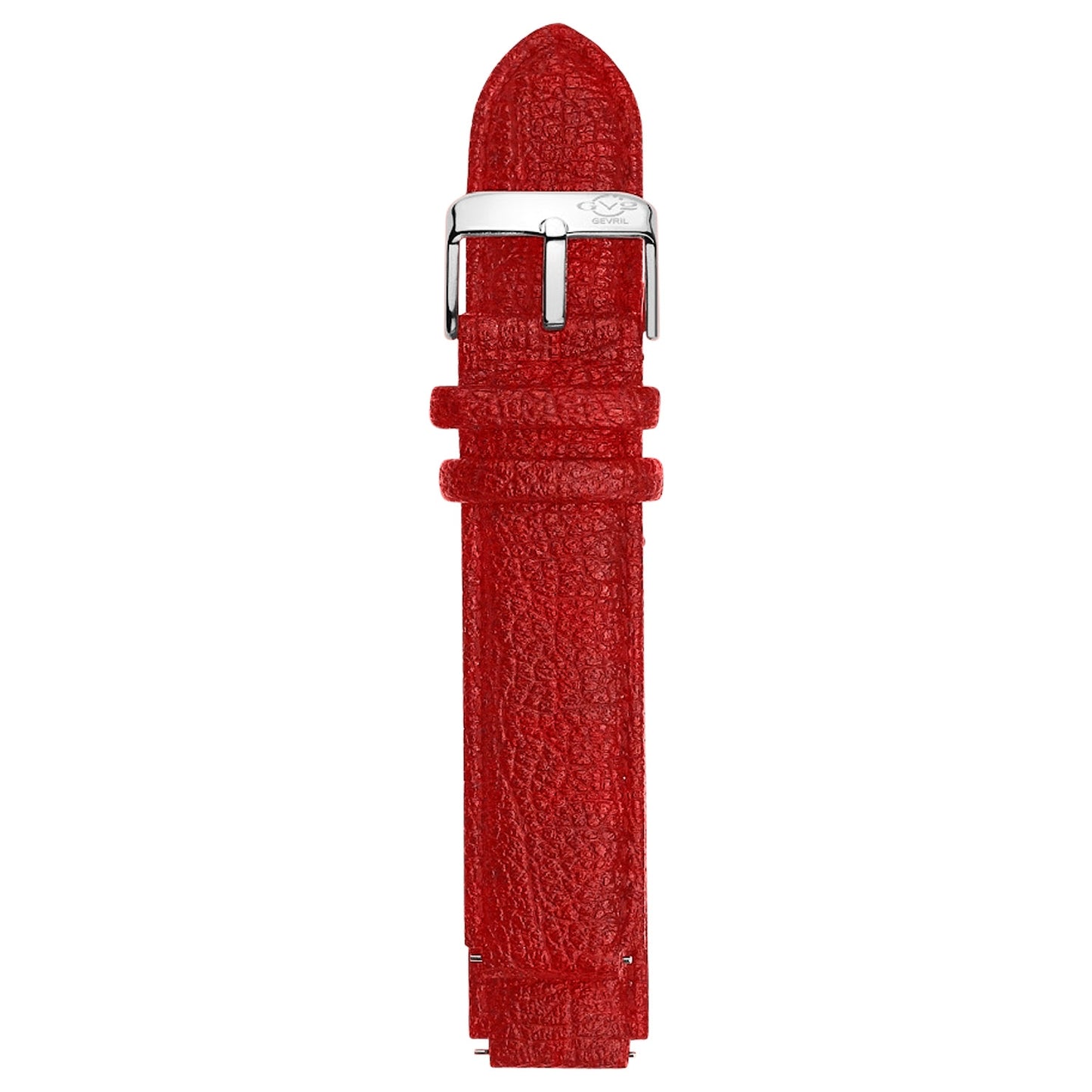 Gevril-Luxury-Swiss-Watches-GV2 Rome 12mm Vegan Leather Strap Stainless steel Buckle-