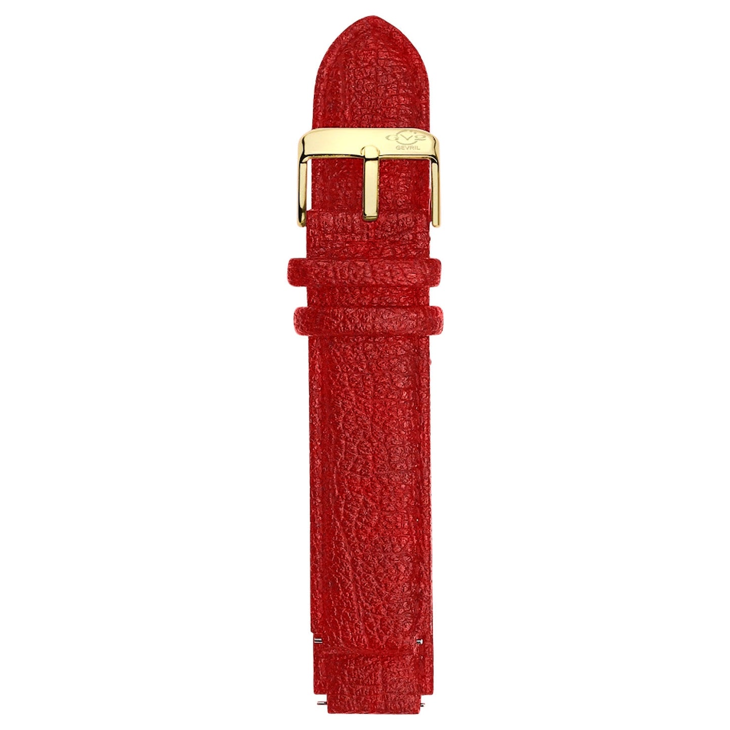 Gevril-Luxury-Swiss-Watches-GV2 Rome 12mm Vegan Leather Strap Stainless steel Buckle-