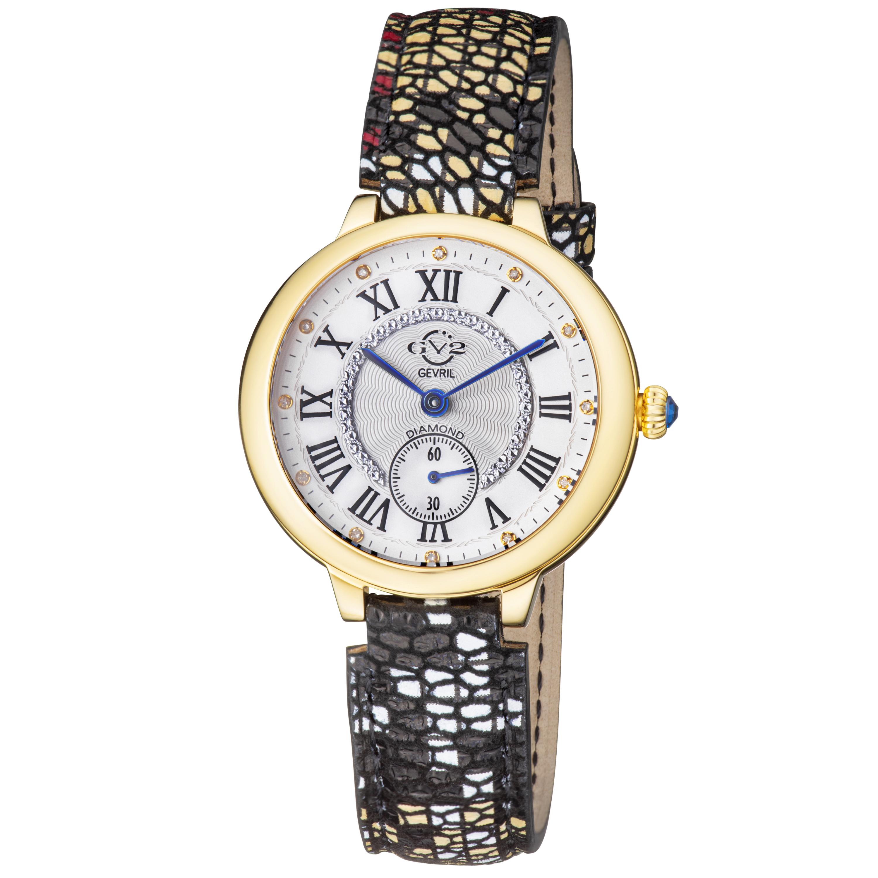 GV2 Woman\'s Rome Diamond & Silver Stainless Steal Watch GV2 Rome Diamond - Gevril main image 4