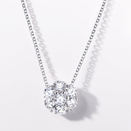 Gevril-Luxury-Swiss-Watches-Gevril Airolo Diamond Pendant in 14K White Gold – 2.10 CTW of Brilliant E/VVS1 Diamonds-