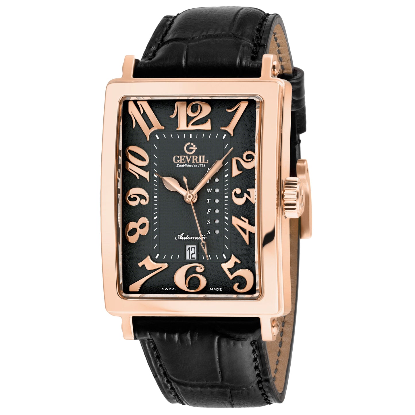 Gevril-Luxury-Swiss-Watches-Gevril Avenue of Americas - Day/Date-