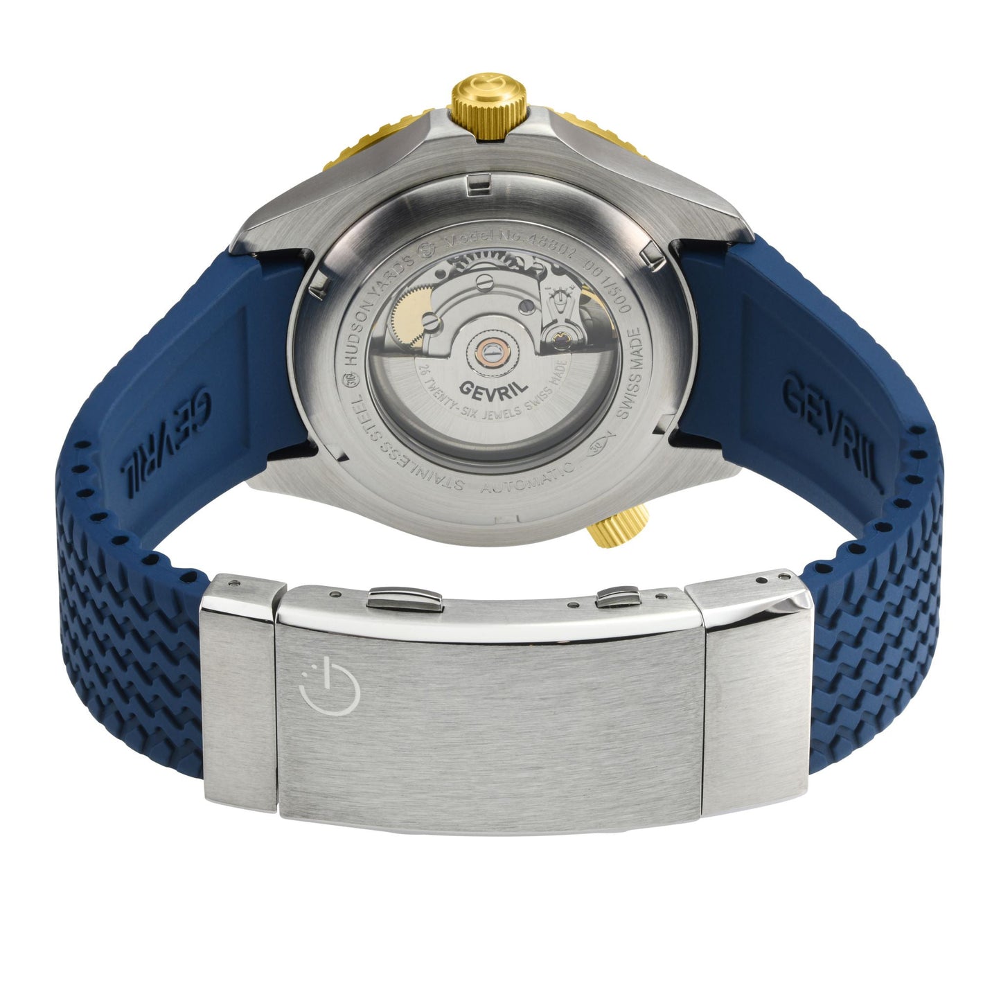 Gevril-Luxury-Swiss-Watches-Gevril Hudson Yards - Rubber-