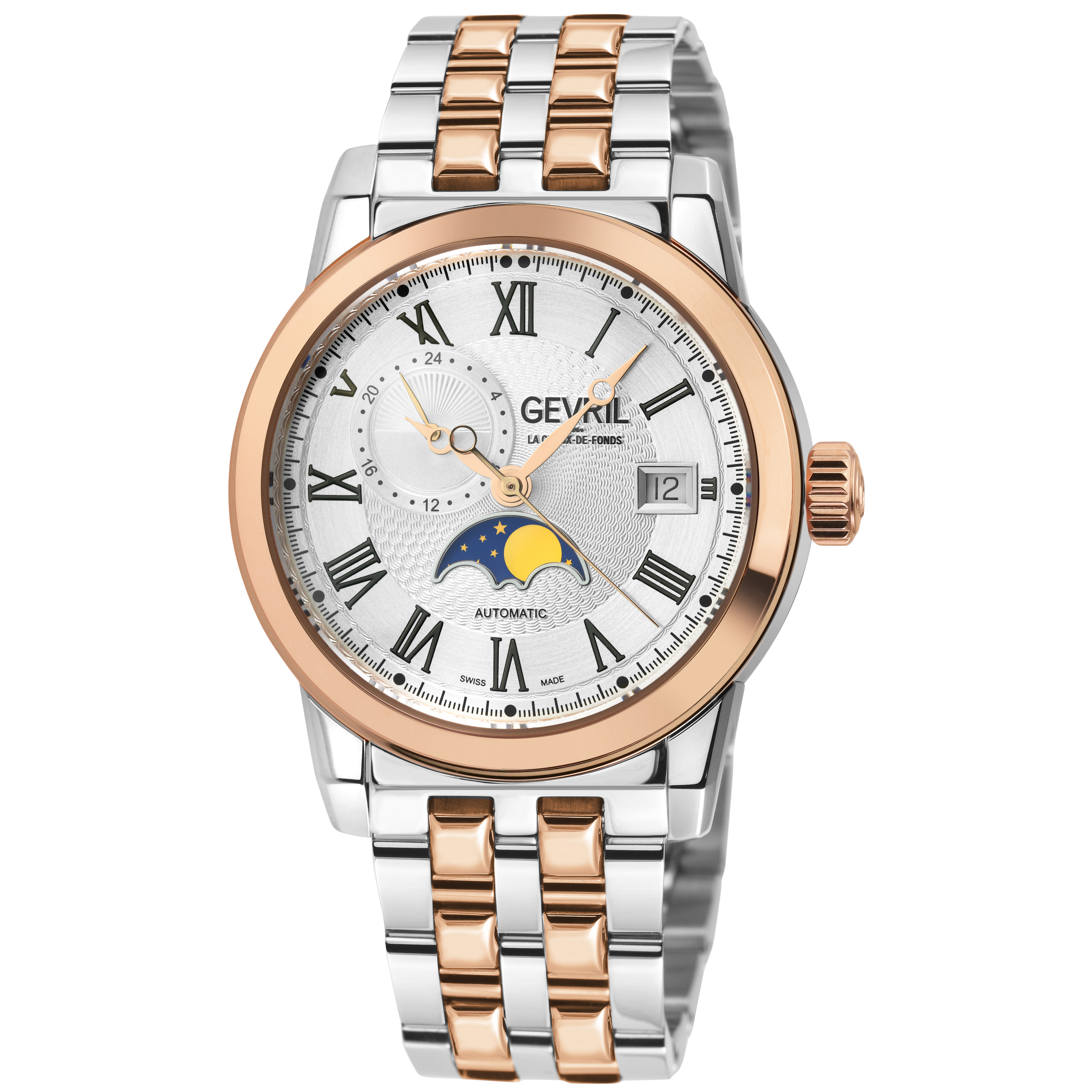 Gevril Madison Swiss Automatic - Moon Phase