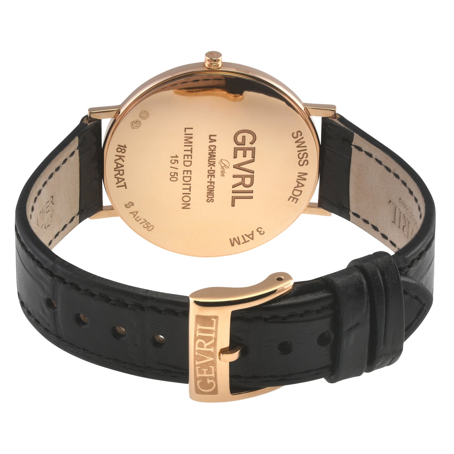 Gevril-Luxury-Swiss-Watches-Gevril Men's Five Points 18K Collection-