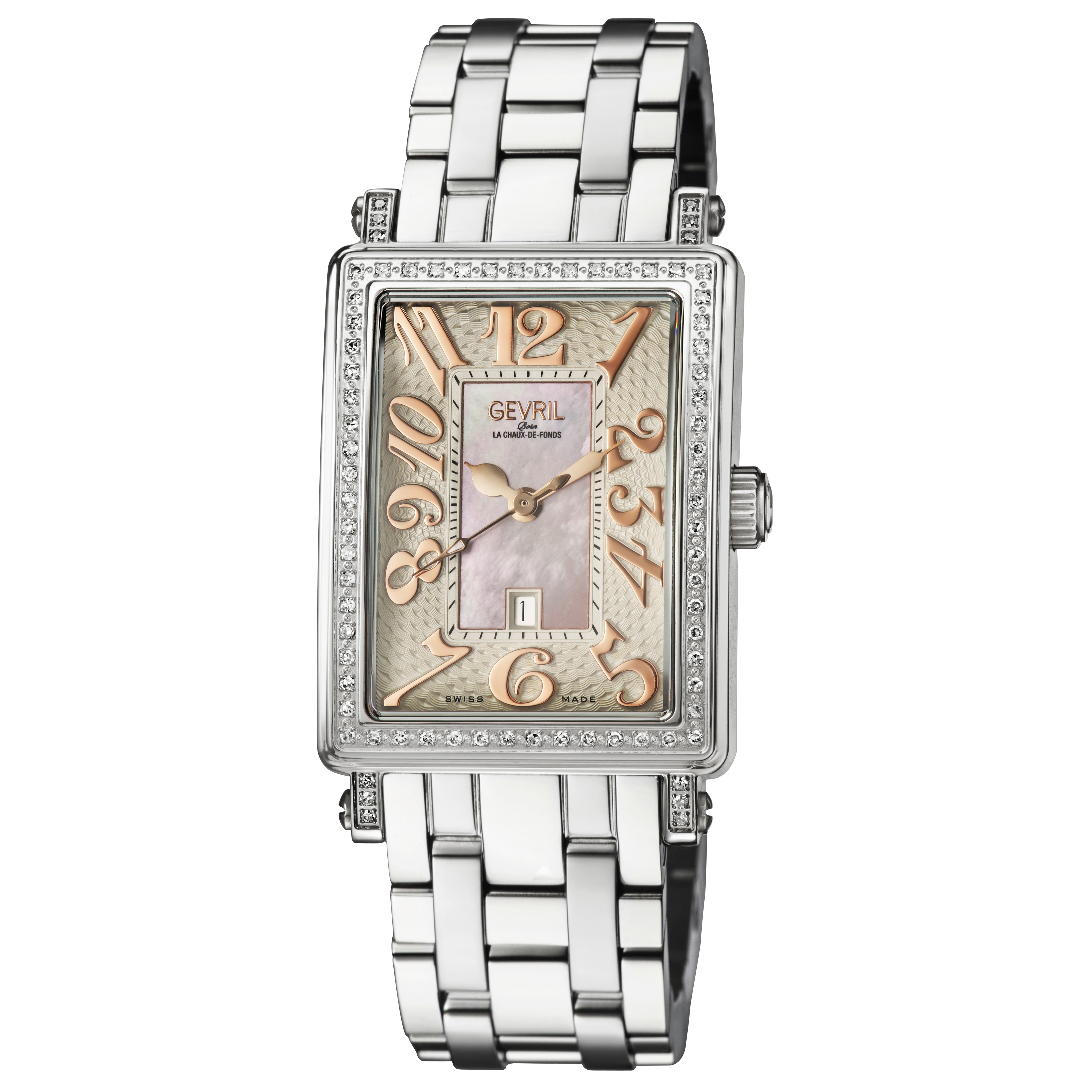 Gevril Mezzo Pink MOP Dial