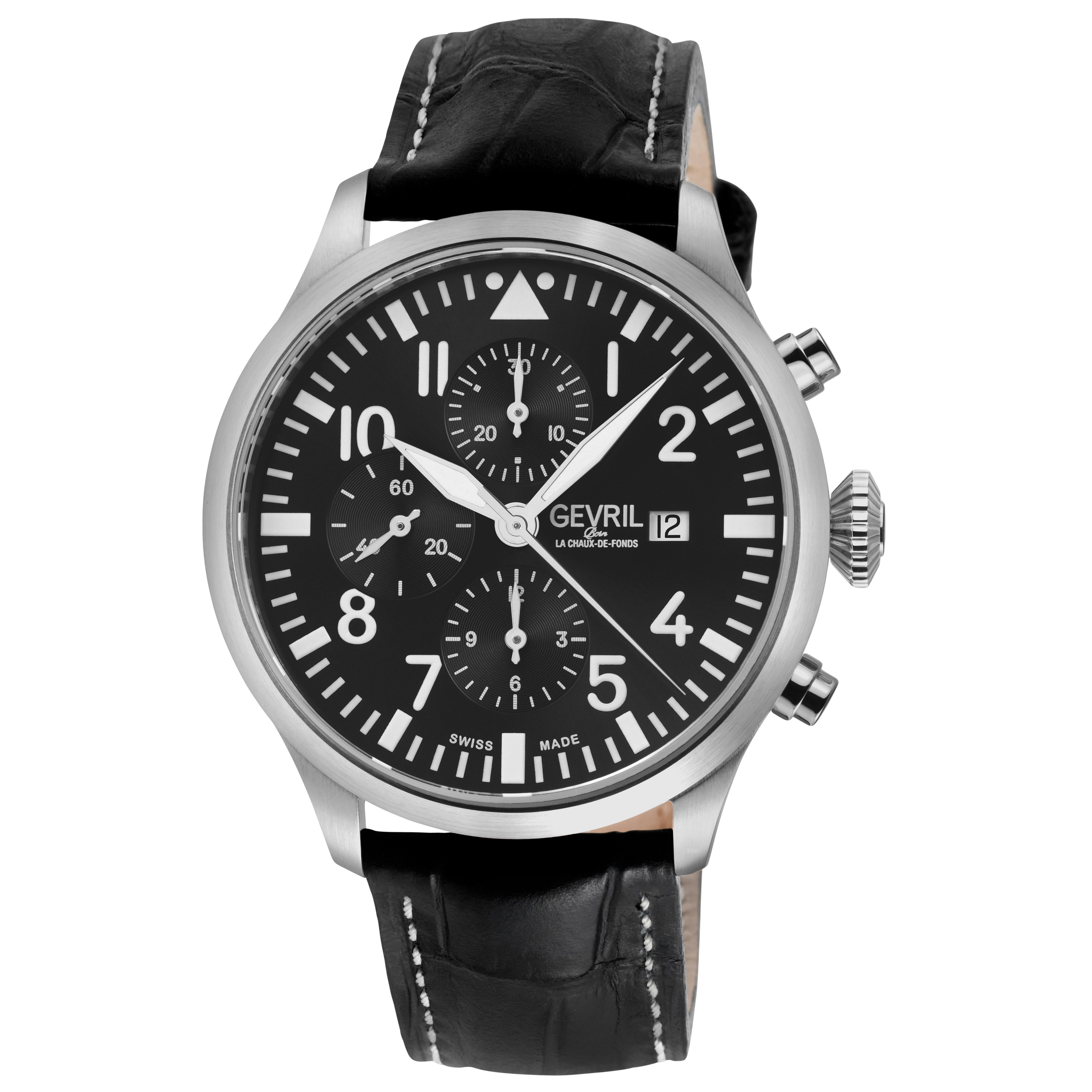 Gevril Vaughn Chronograph- Pilot