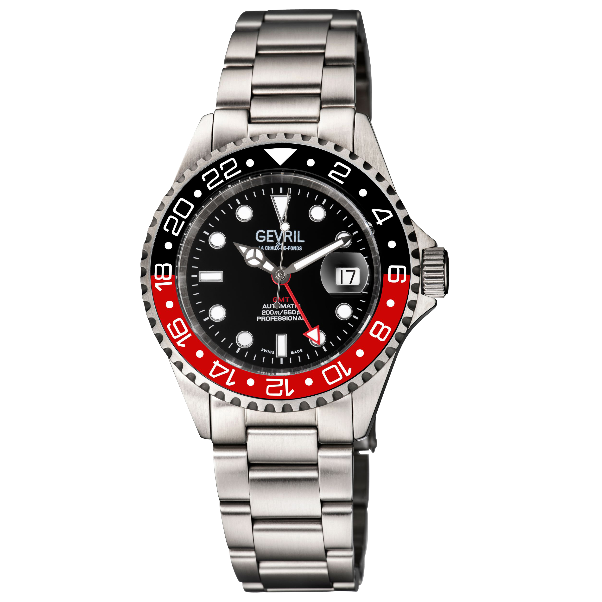 Gevril Wall Street - GMT Ceramic Bezel Gevril Wall Street - GMT Ceramic Bezel