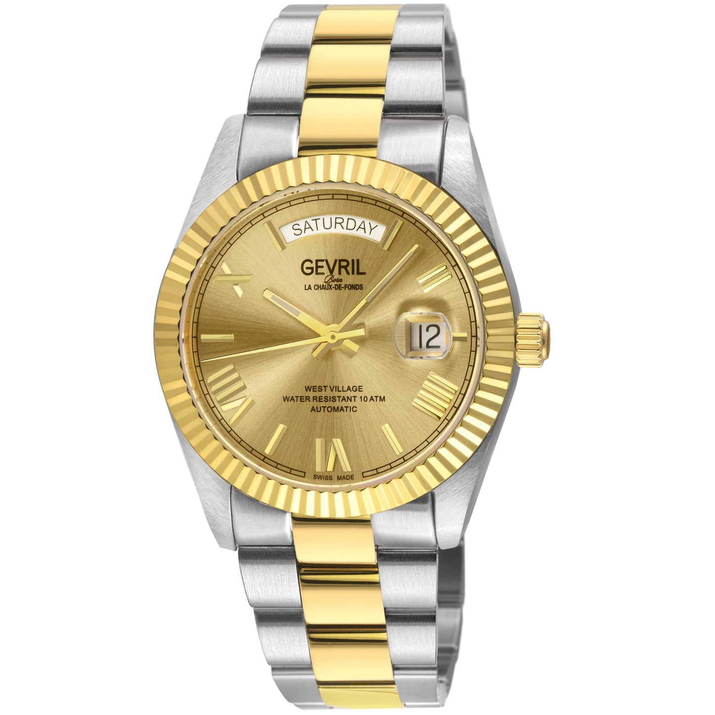 Gevril-Luxury-Swiss-Watches-Gevril West Village Day‑Date Edition-