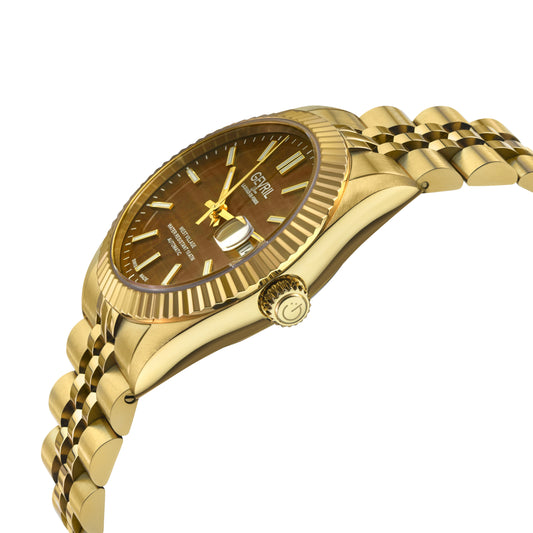 Gevril-Luxury-Swiss-Watches-Gevril West Village Stone dial Edition-