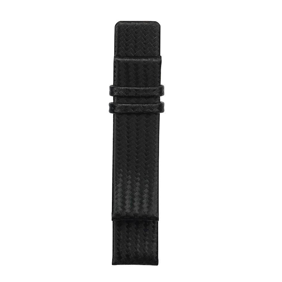 Gevril-Luxury-Swiss-Watches-GV2 22mm Carbon Fiber Pattern Leather Strap-
