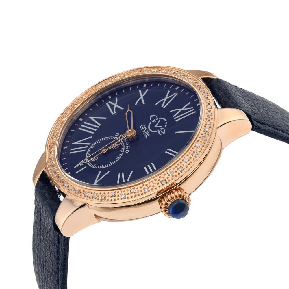 Gevril.com-GV2 9109-V1 Women's Astor Swiss Diamond Watch - Vegan Strap-Luxury_Swiss_Watches-9109-V1