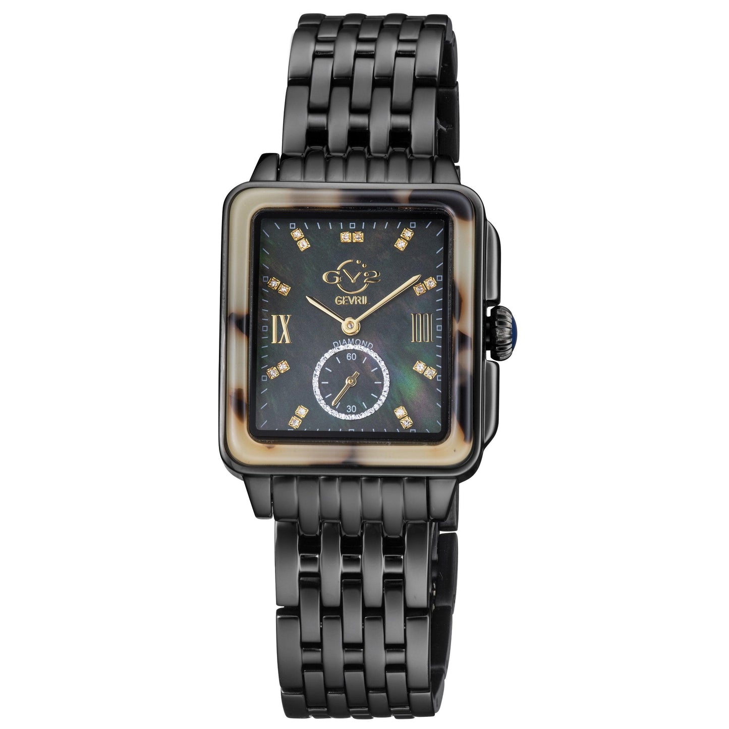 Gevril-Luxury-Swiss-Watches-GV2 Bari Tortoise Diamond-