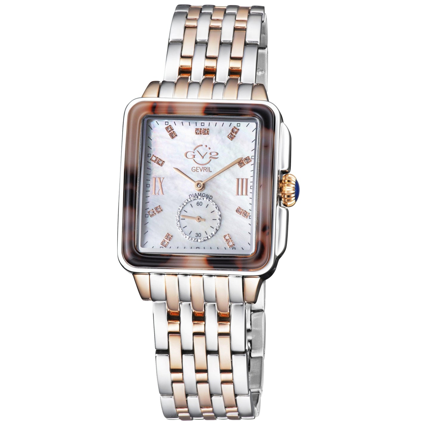 Gevril-Luxury-Swiss-Watches-GV2 Bari Tortoise Diamond-