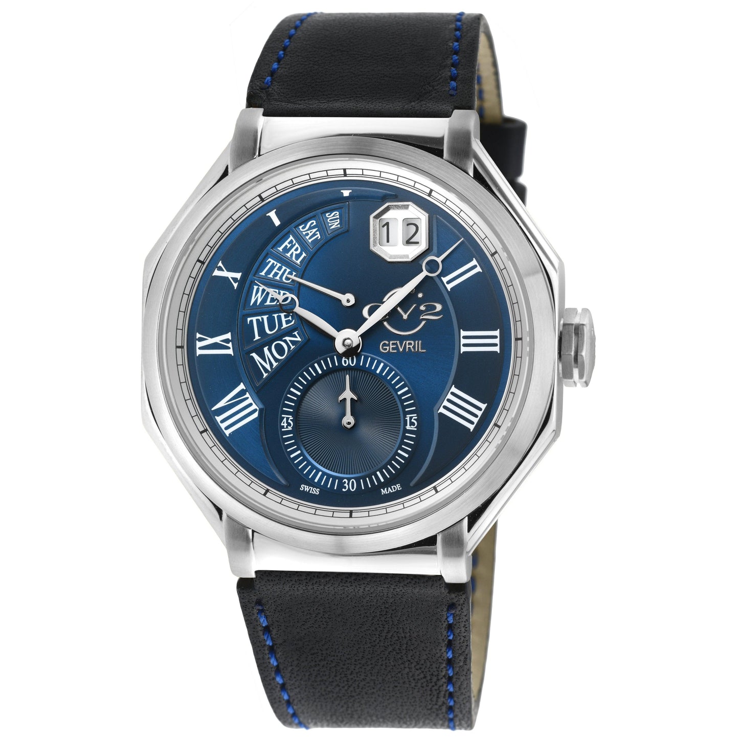Gevril-Luxury-Swiss-Watches-GV2 Marchese - Day/Big Date-