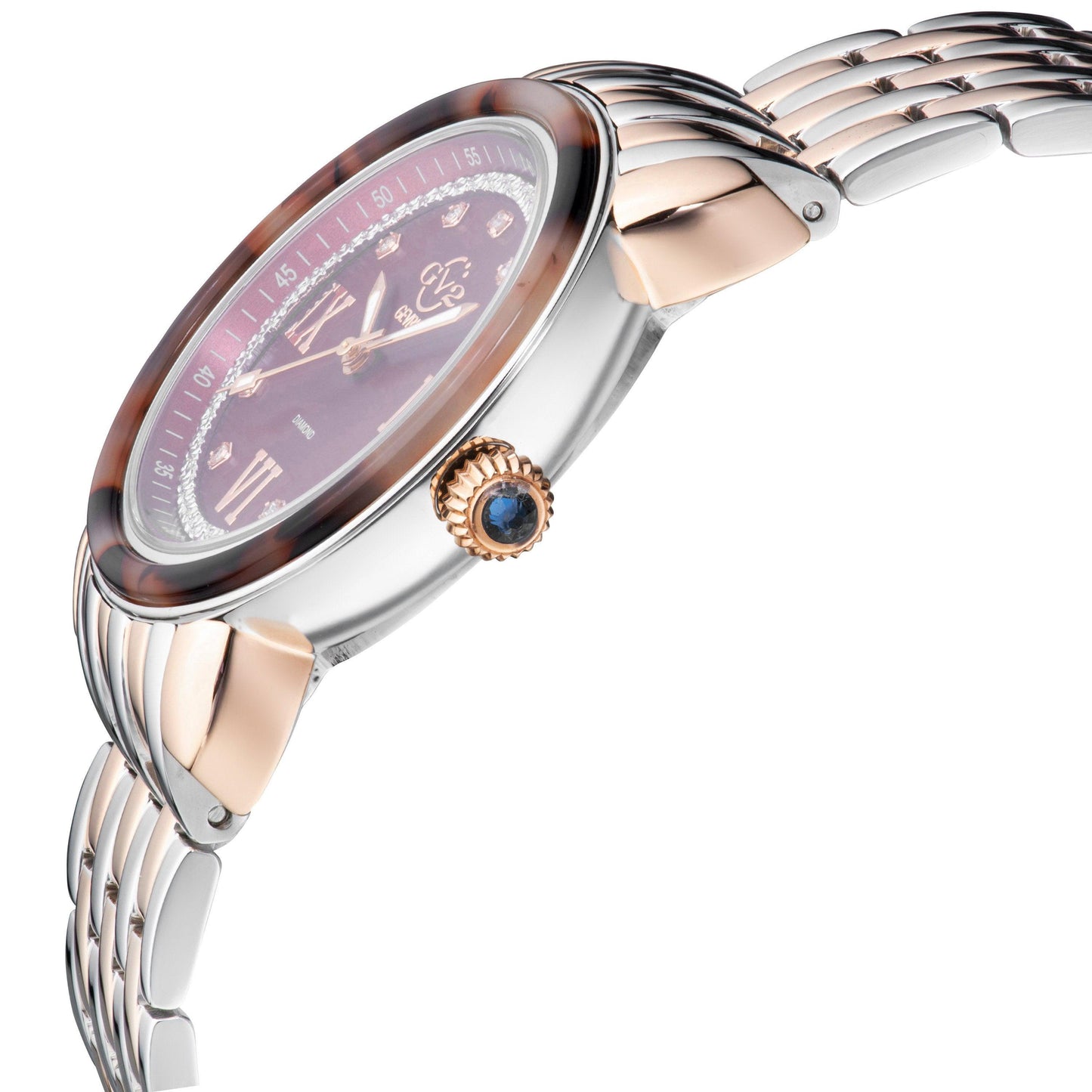 Gevril-Luxury-Swiss-Watches-GV2 Marsala Tortoise Diamond-