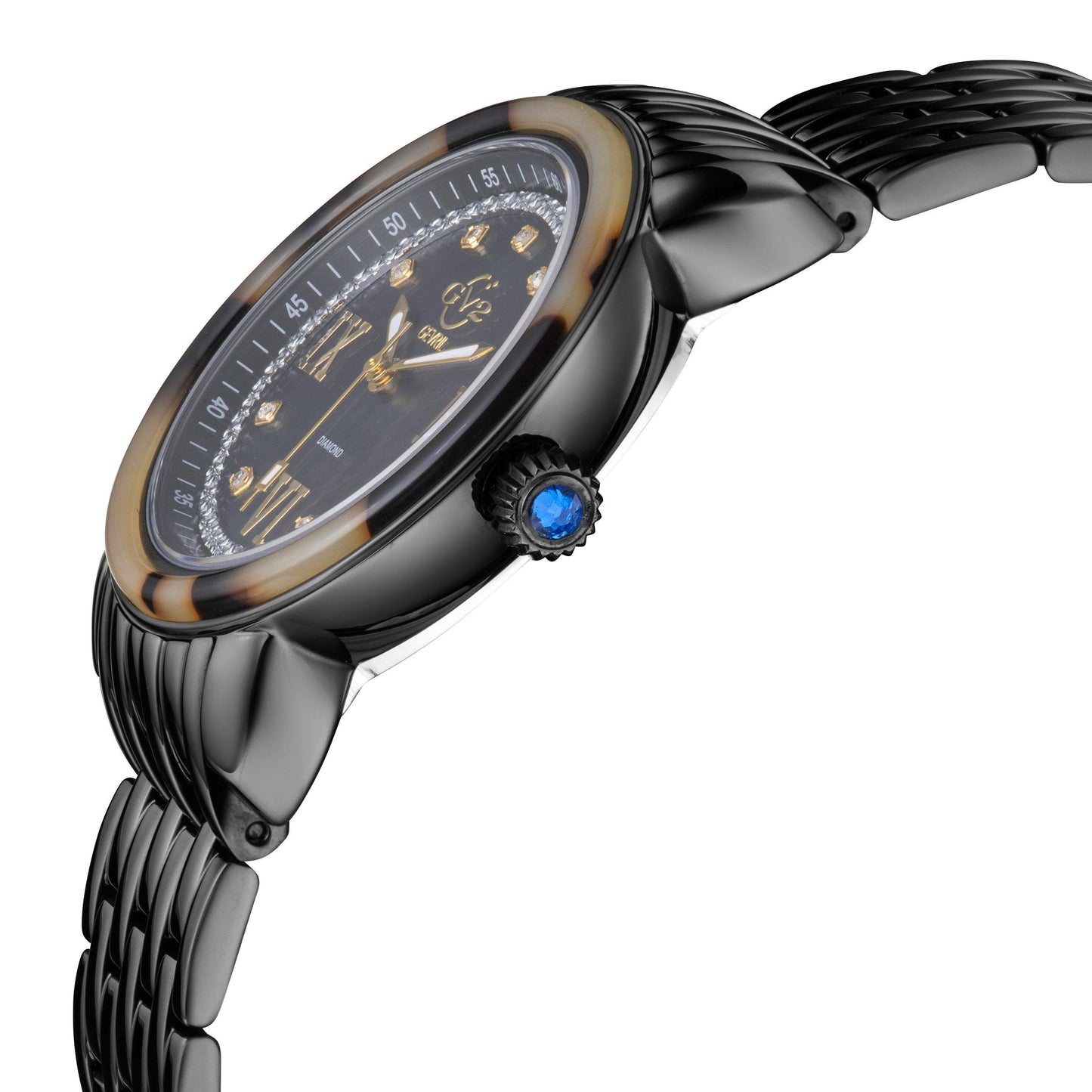 Gevril-Luxury-Swiss-Watches-GV2 Marsala Tortoise Diamond-