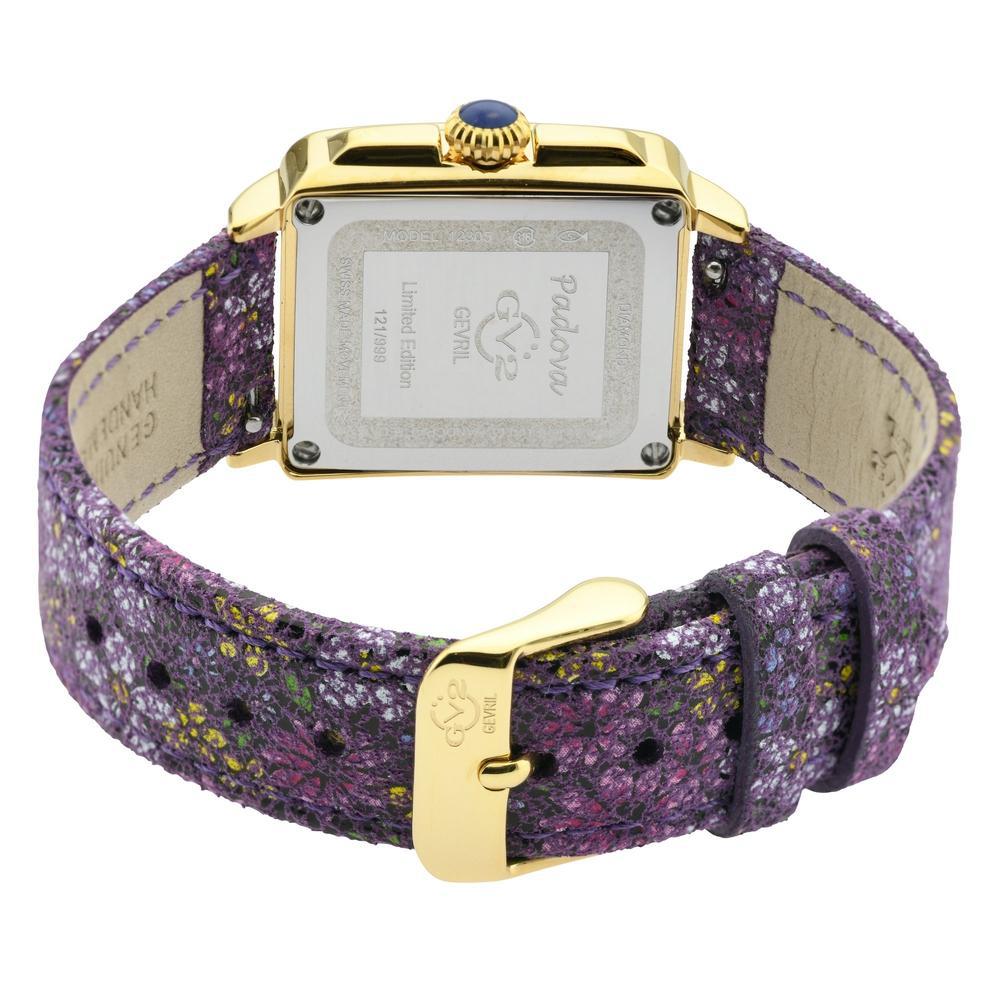 Gevril-Luxury-Swiss-Watches-GV2 Padova Diamond - Floral Strap-
