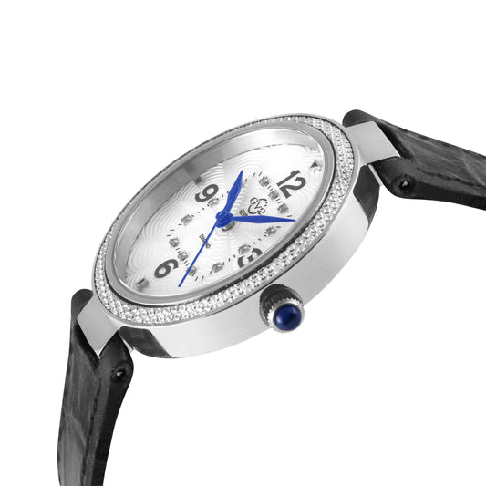 Gevril-Luxury-Swiss-Watches-GV2 Piemonte Diamond - Leather-