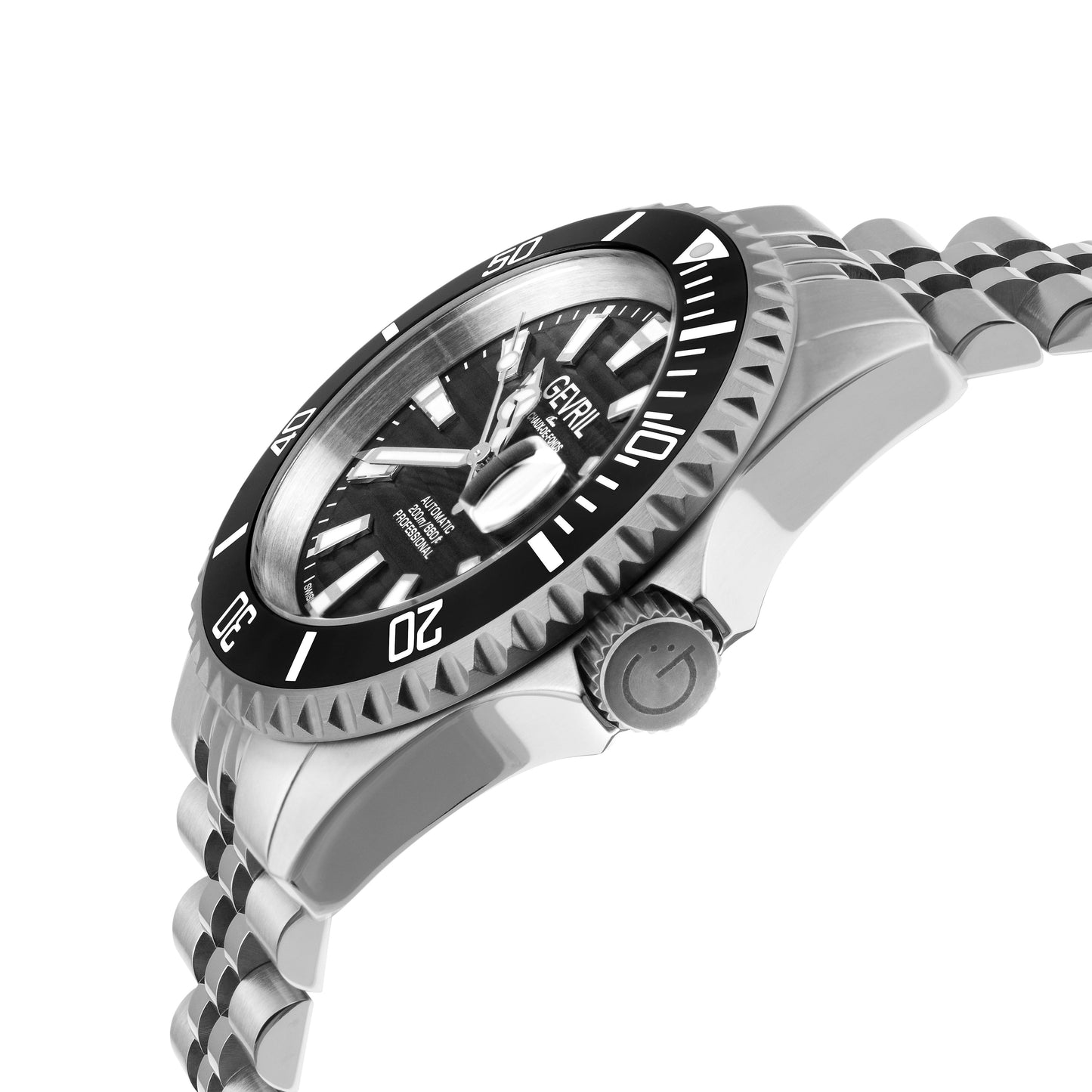 Gevril-Luxury-Swiss-Watches-Gevril Chambers Automatic - Ceramic Bezel-