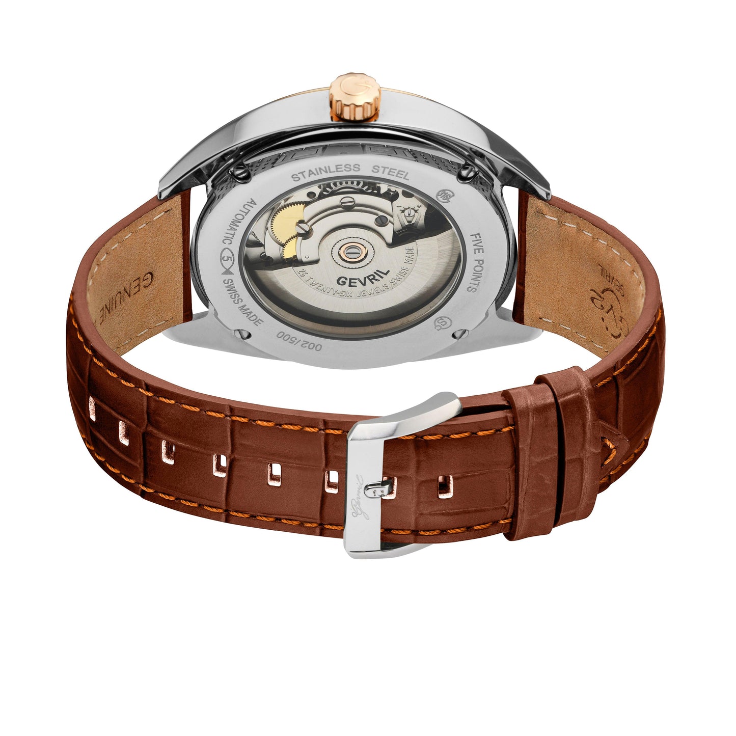 Gevril-Luxury-Swiss-Watches-Gevril Five Points - Automatic-