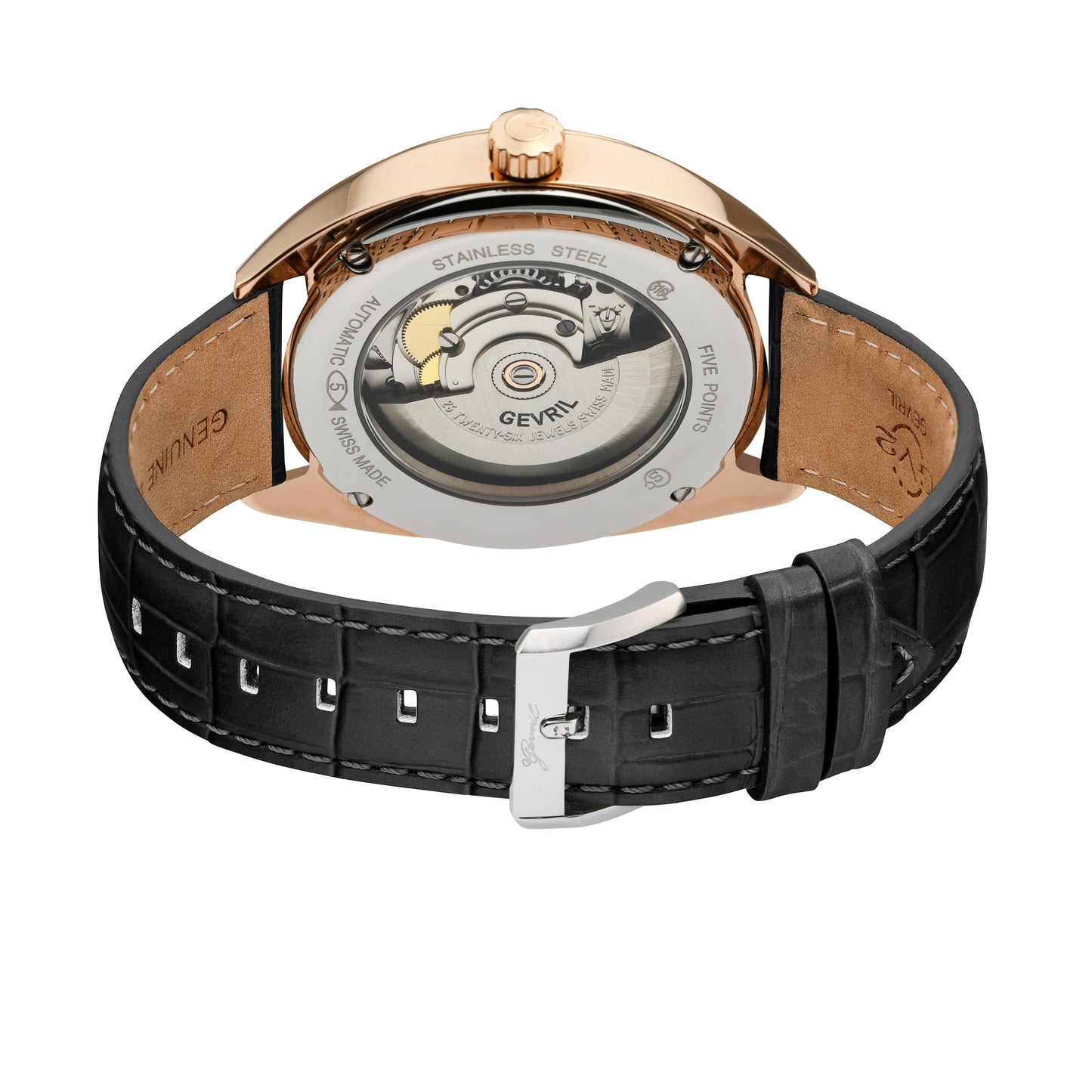 Gevril-Luxury-Swiss-Watches-Gevril Five Points - Automatic-
