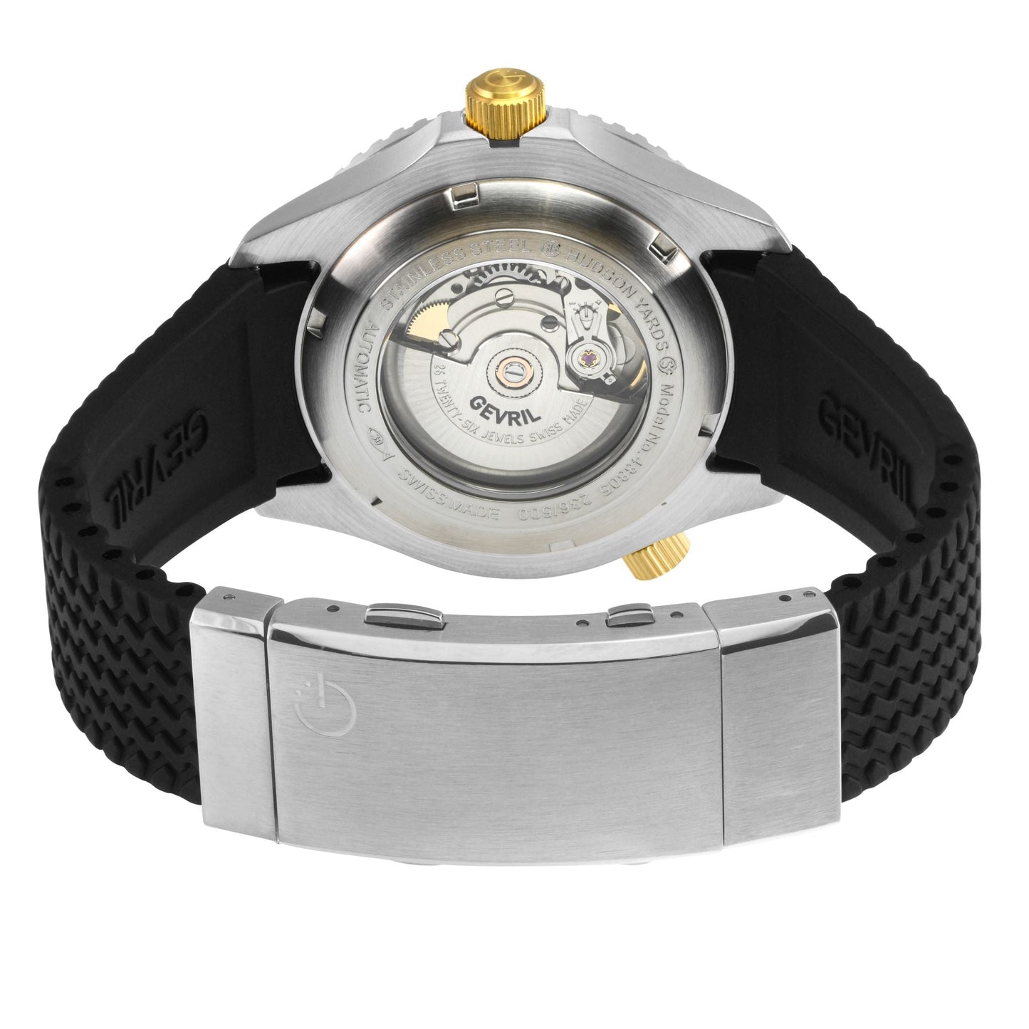 Gevril-Luxury-Swiss-Watches-Gevril Hudson Yards - Rubber-