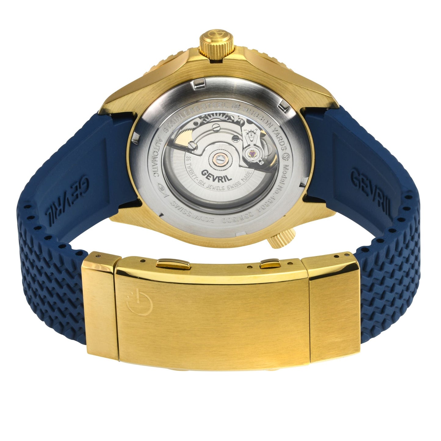 Gevril-Luxury-Swiss-Watches-Gevril Hudson Yards - Rubber-