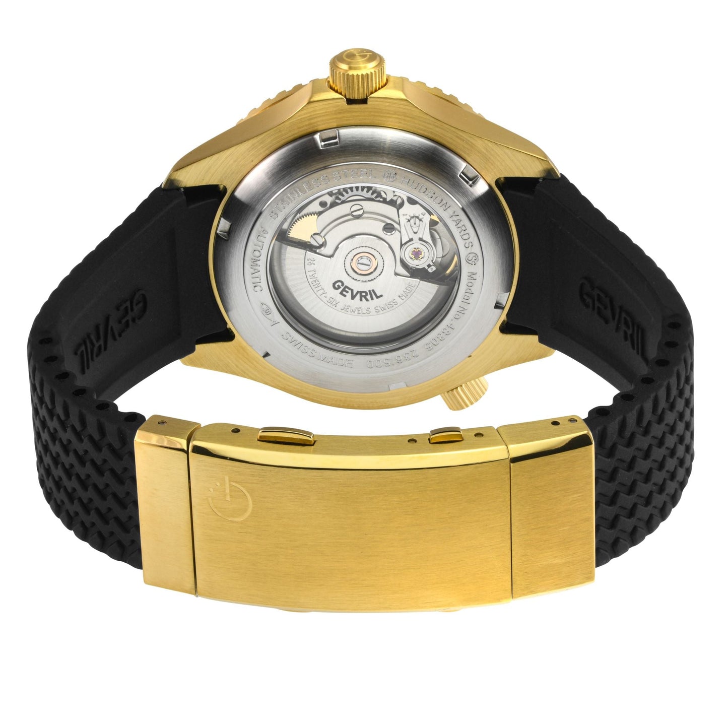 Gevril-Luxury-Swiss-Watches-Gevril Hudson Yards - Rubber-