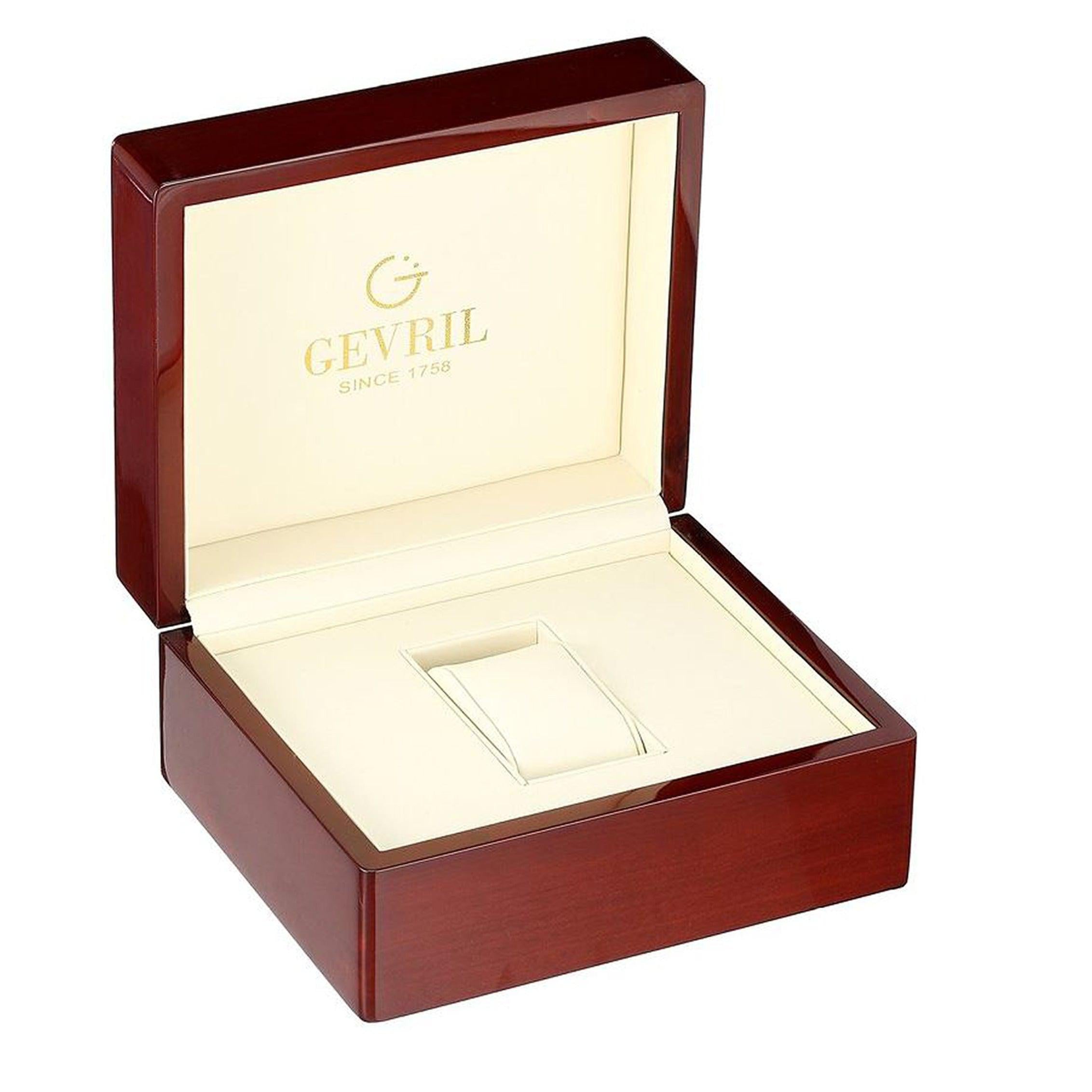 Gevril Luxury Watch Box | Swiss Watch Storage & Presentation Case