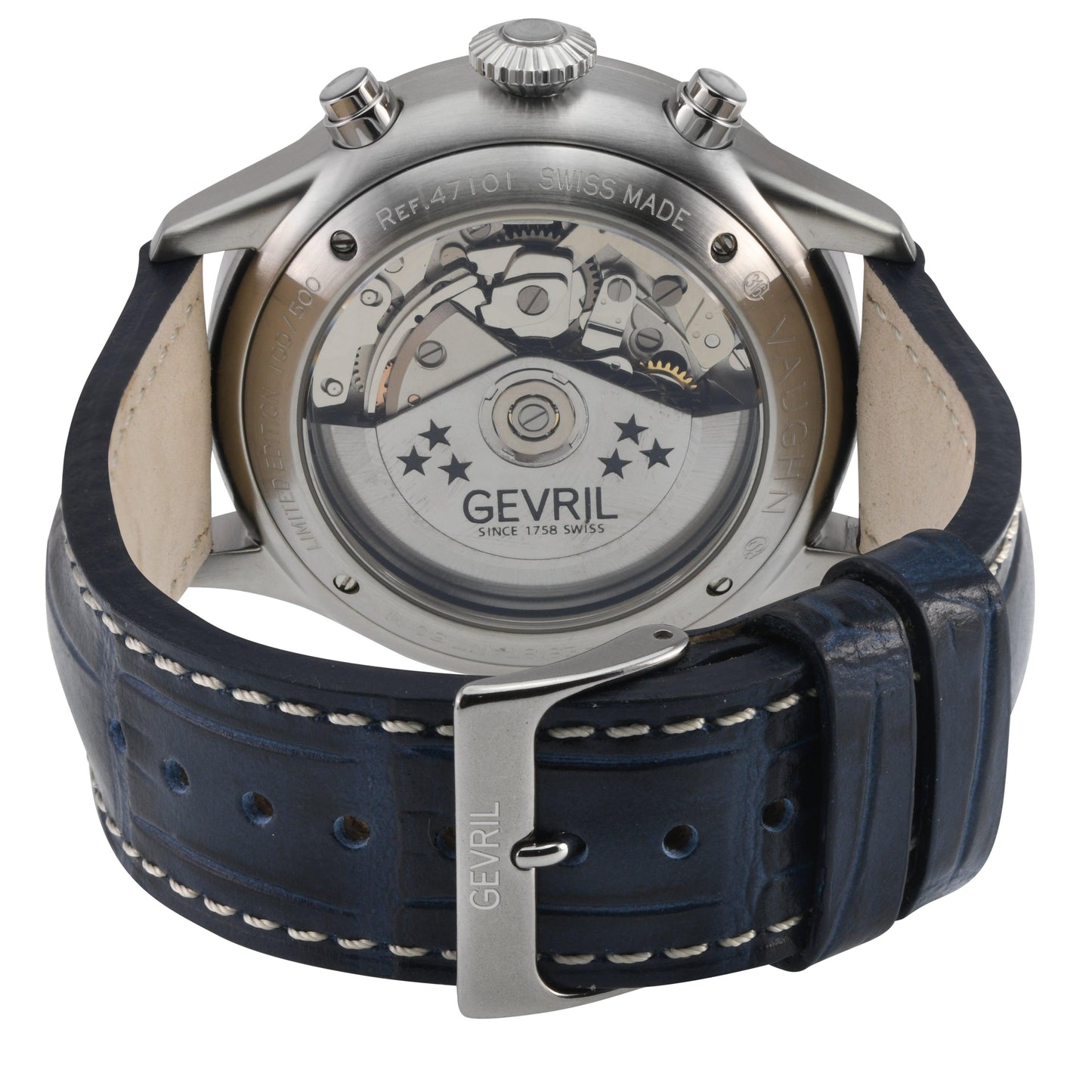 Gevril-Luxury-Swiss-Watches-Gevril Vaughn Chronograph - Pilot-