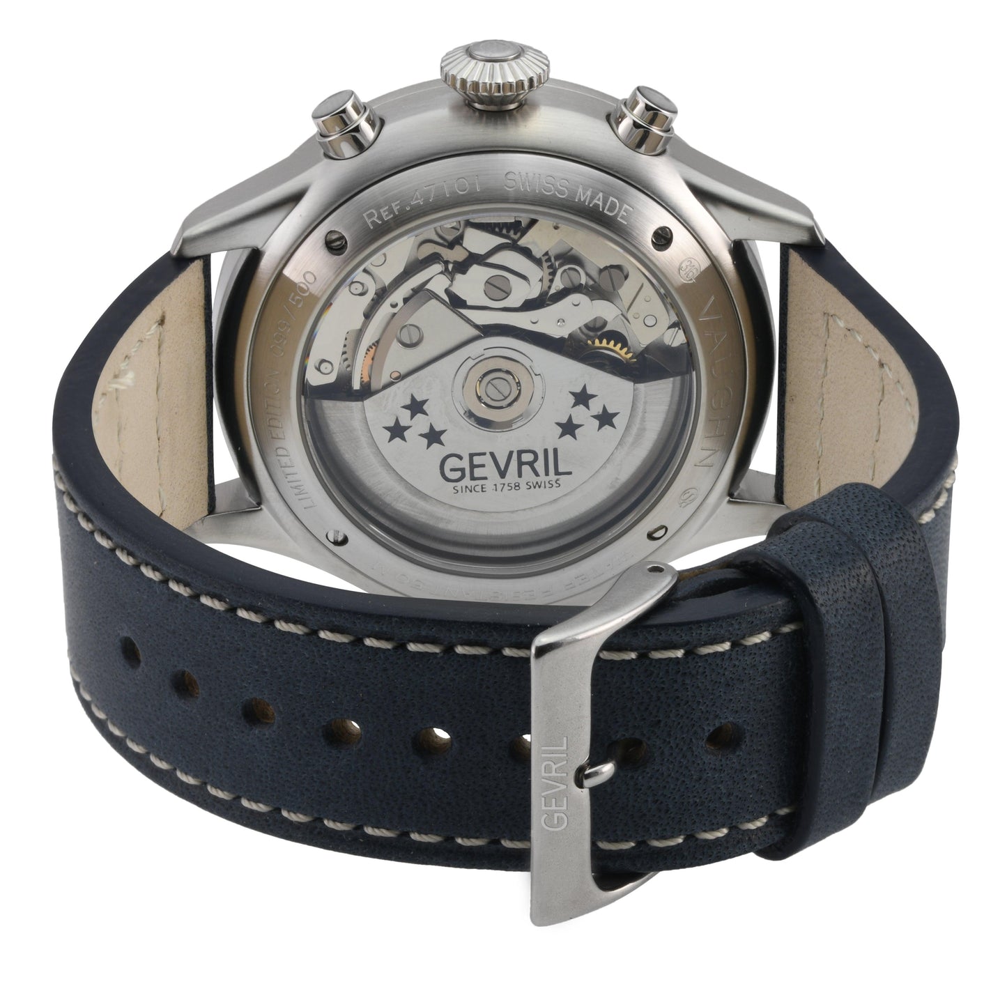 Gevril-Luxury-Swiss-Watches-Gevril Vaughn Chronograph - Pilot-